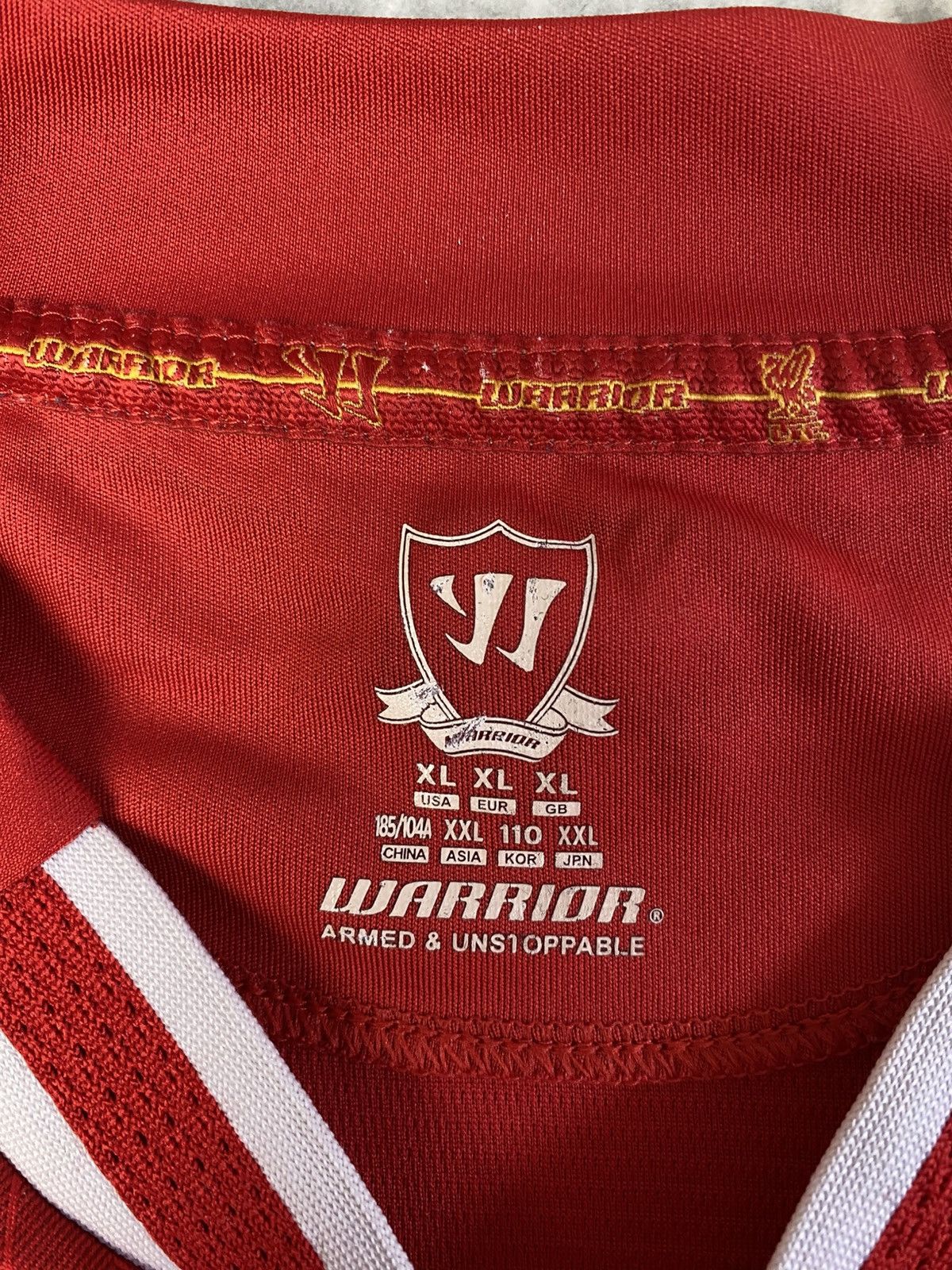 Warrior Warrior Liverpool FC 2013-14 Home Football Shirt Size US XL / EU 56 / 4 - 3 Thumbnail