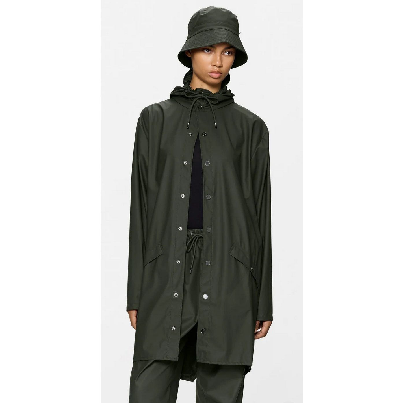 Rains Rains Long Jacket - Green XL NWT Size XL / US 12-14 / IT 48-50 - 1 Thumbnail