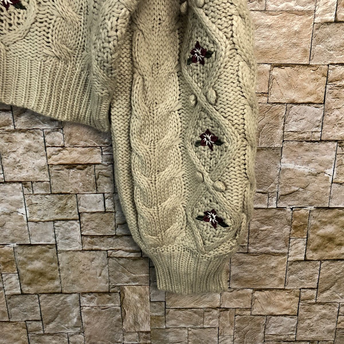 Homespun Knitwear × Japanese Brand Apres Jour Brown art baggie Knitwear #A846 Size L / US 10 / IT 46 - 8 Thumbnail
