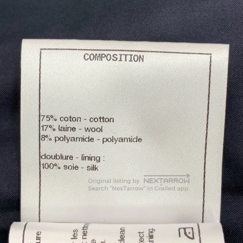 Chanel Chanel Dark blue logo logo cotton casual knitted five-poin Size 24" / US 00 / IT 34 - 8 Thumbnail