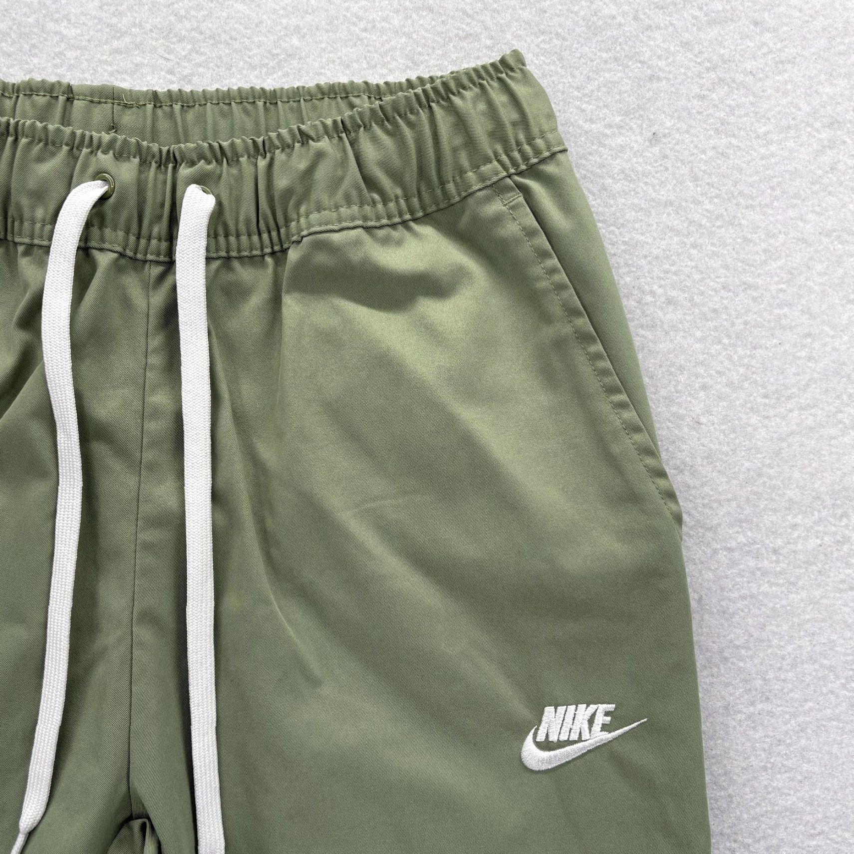 Nike Nike Pants Mens Small Green Woven Joggers Lightweight Gym Training Size US 29 - 3 Thumbnail