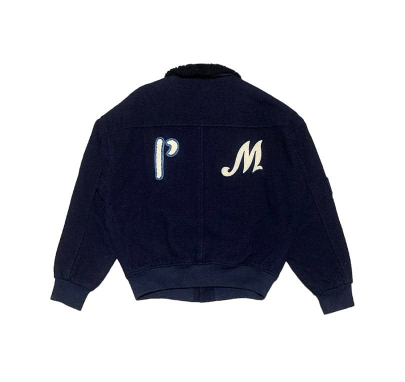 Issey Miyake Vintage Papas Issey Miyake Wool Varsity Jacket Size US M / EU 48-50 / 2 - 2 Thumbnail