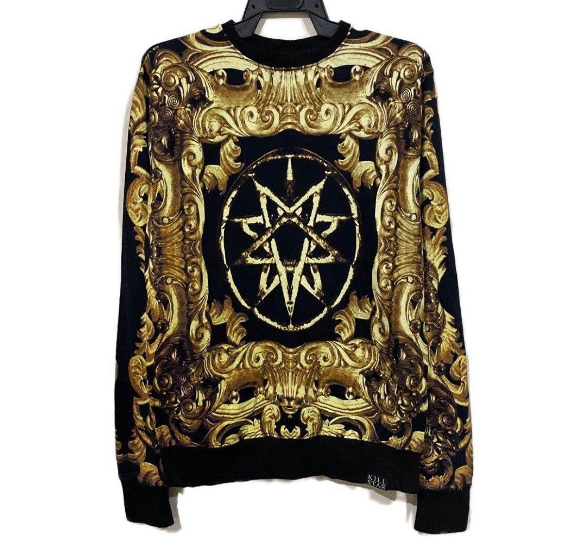 If Six Was Nine BINDING OFFER🔥 Killstar 666 Jumper Sweater Size US M / EU 48-50 / 2 - 1 Thumbnail