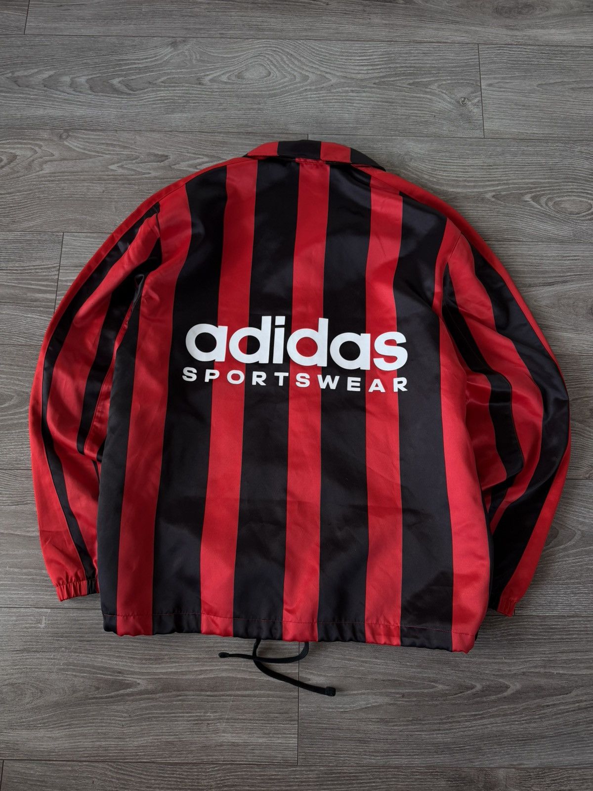 Adidas Adidas England Black Red Sportswear Coach Jacket Size US M / EU 48-50 / 2 - 23 Thumbnail