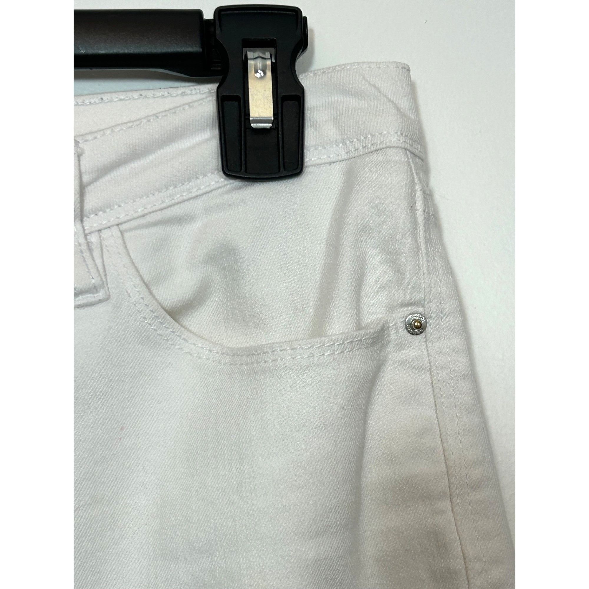 Other Kensie Jeans White 30 Tomboy Straight Ankle 5-pocket Denim Z Size 30" / US 8 / IT 44 - 12 Thumbnail