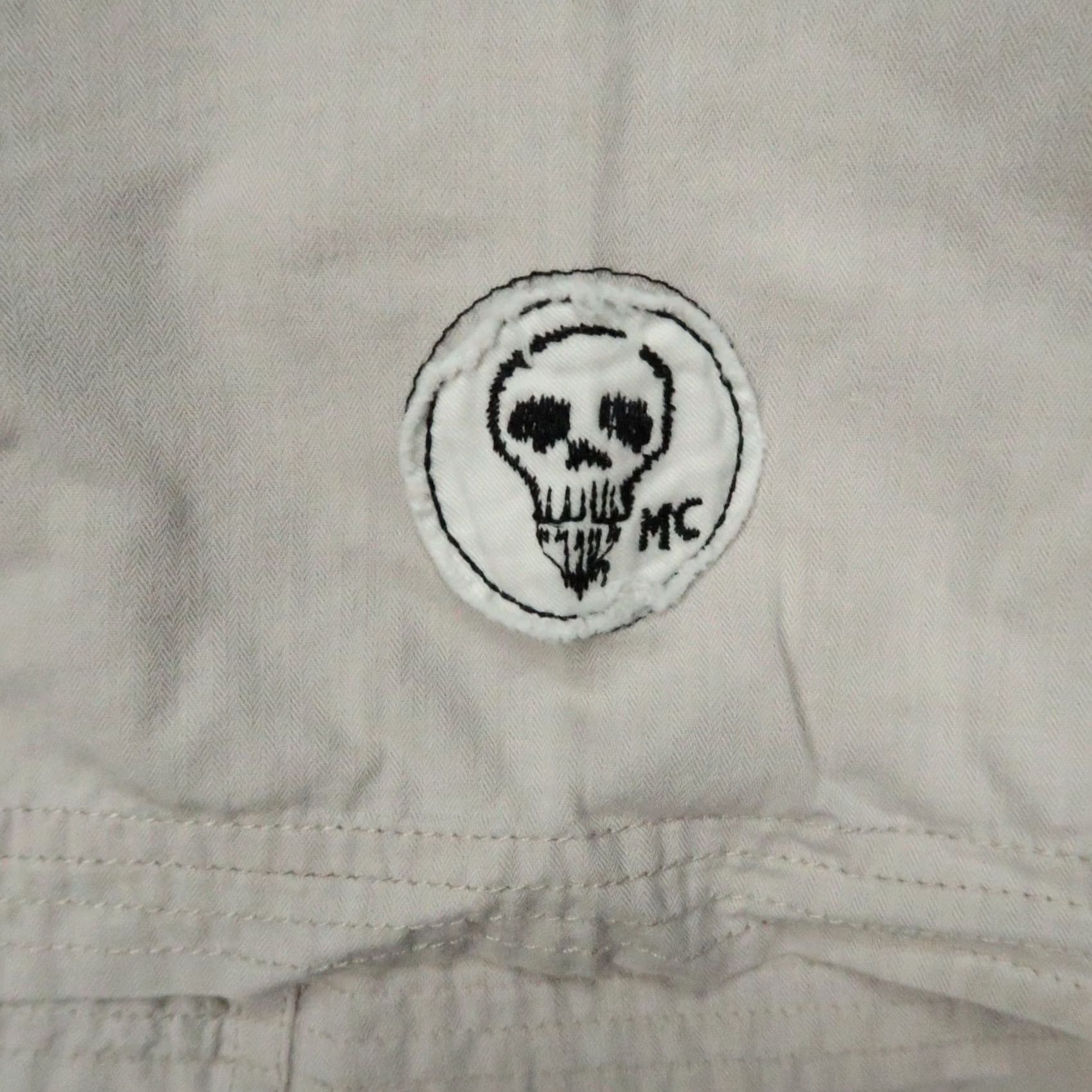 Harley Davidson Harley-Davidson Shirt Mens Large Stone Beige Short Sleeve Snap Bar Shield Embroidered Button-Up Clothing Casual Travel Workwear Regular Fit Pocketed Size US L / EU 52-54 / 3 - 6 Thumbnail