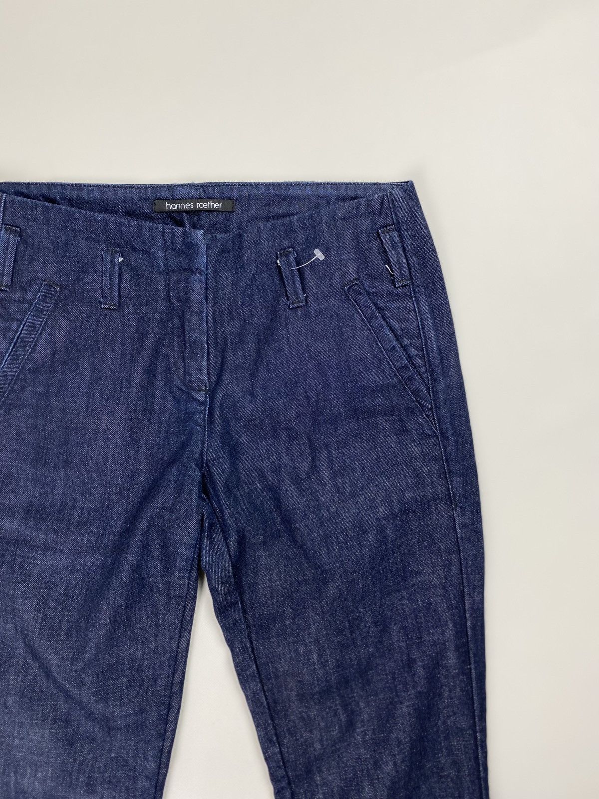 hannes roether Hannes Roether ladies Avant-garde denim jeans size S Size 25" / US 0 / IT 36 - 10 Thumbnail
