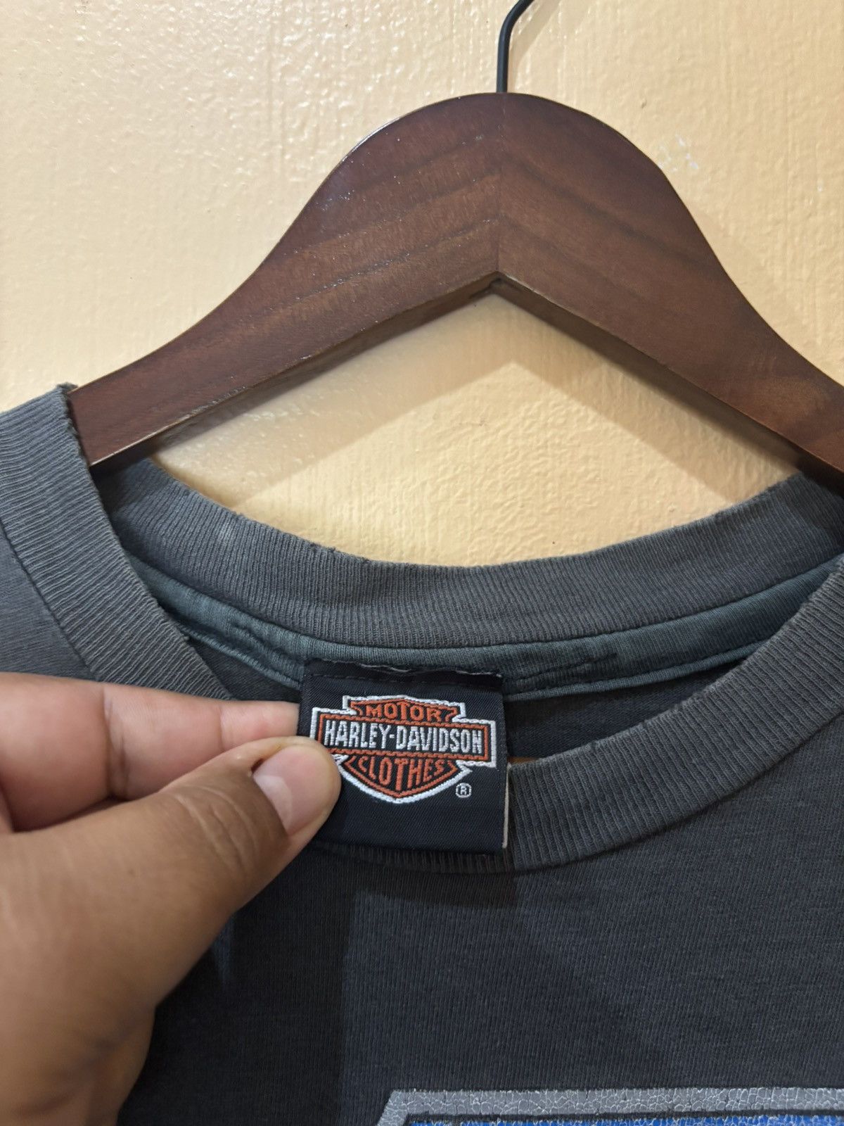 Harley Davidson Vintage 90’s Harley Davidson No1 Tshirt Size US L / EU 52-54 / 3 - 2 Thumbnail