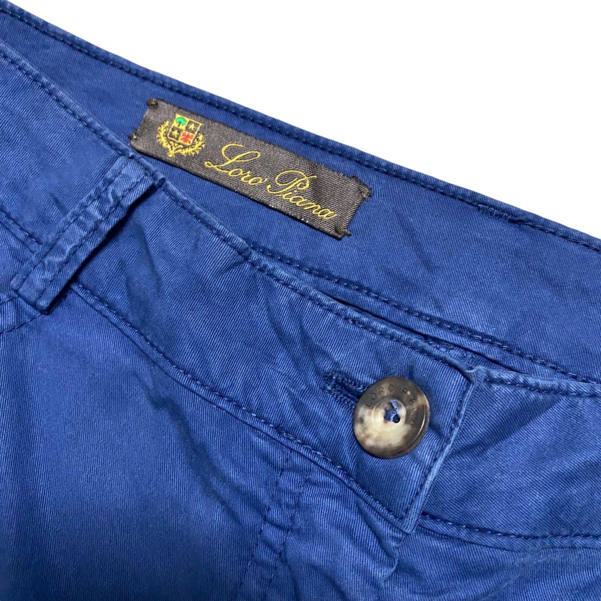 Loro Piana Loro Piana Navy Wide Leg Trouser Size 30" / US 8 / IT 44 - 9 Thumbnail
