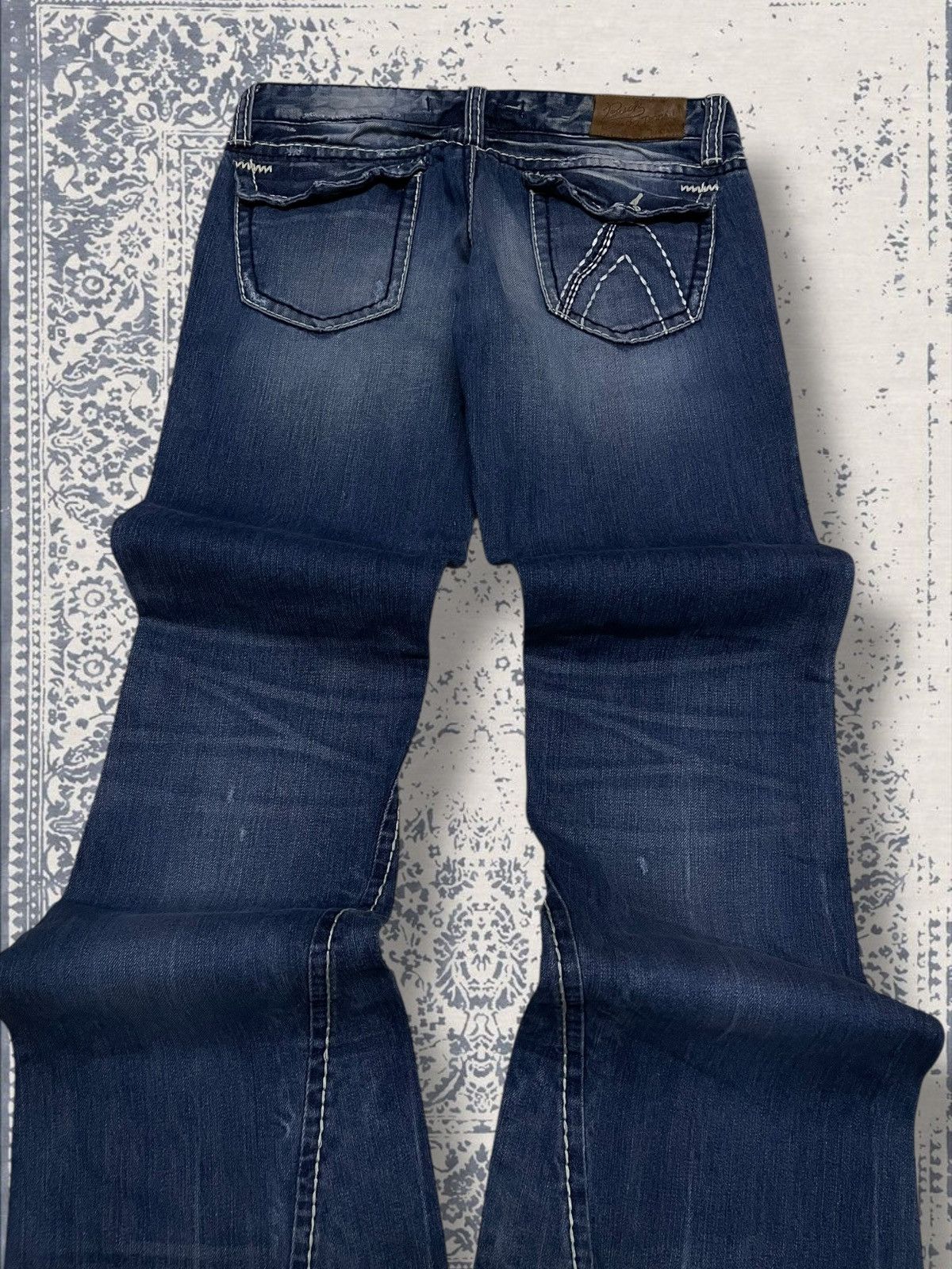 Designer × Japanese Brand × Vintage Vintage 90s Japan Designer Buckaroo Distressed Flared Denim Size US 30 / EU 46 - 11 Thumbnail