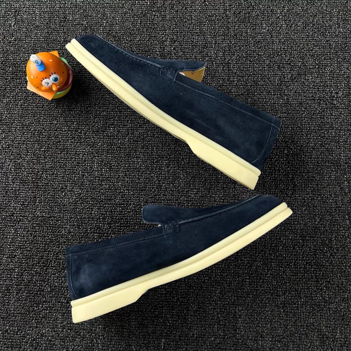 Loro Piana Loro Piana Blue Suede Loafer Women's 35 Size US 4.5 / IT 34.5 - 4 Thumbnail