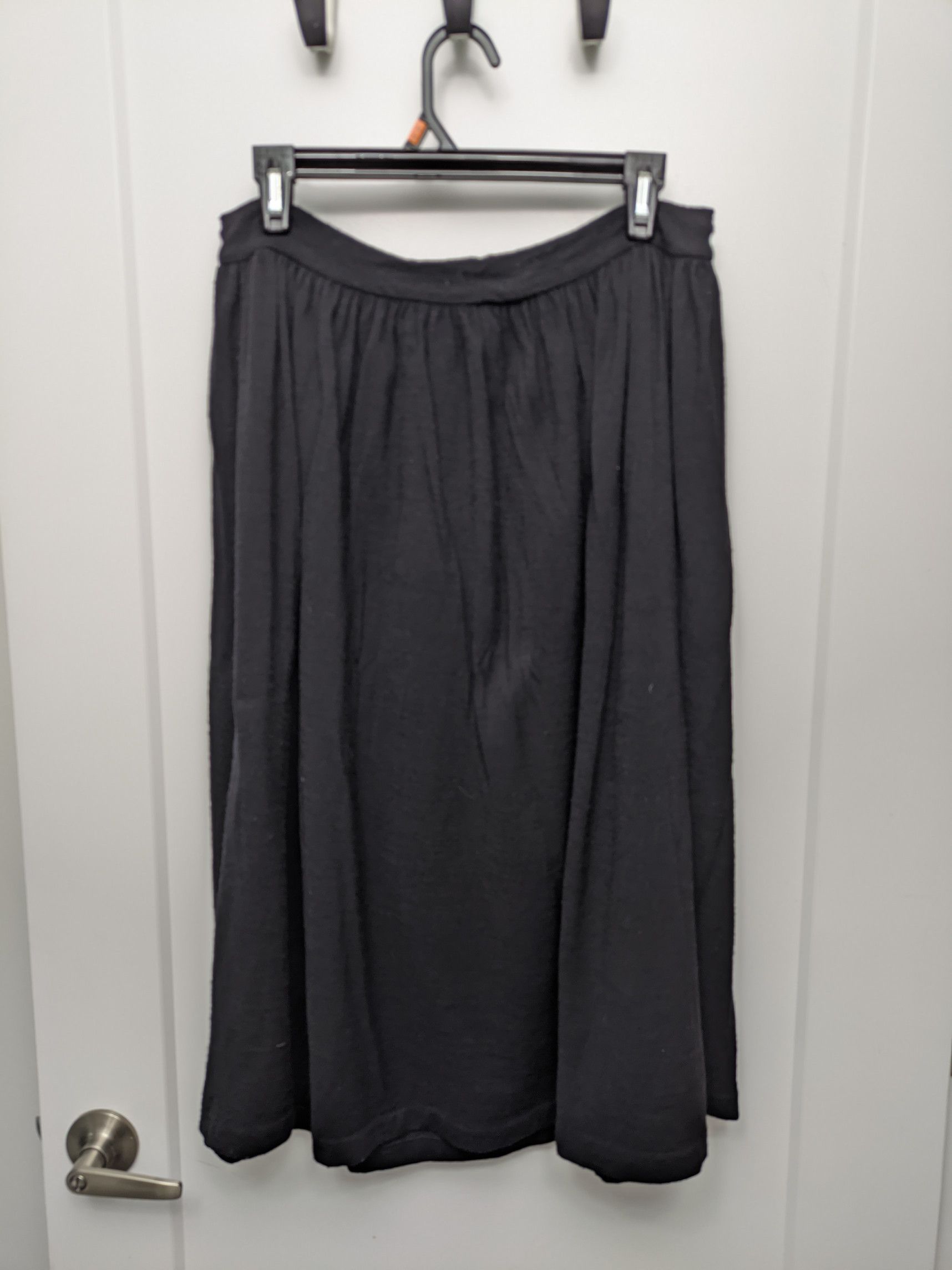 Yohji Yamamoto Y's Yohji Yamamoto Wool Midi Skirt Size 32" / US 10 / IT 46 - 2 Thumbnail