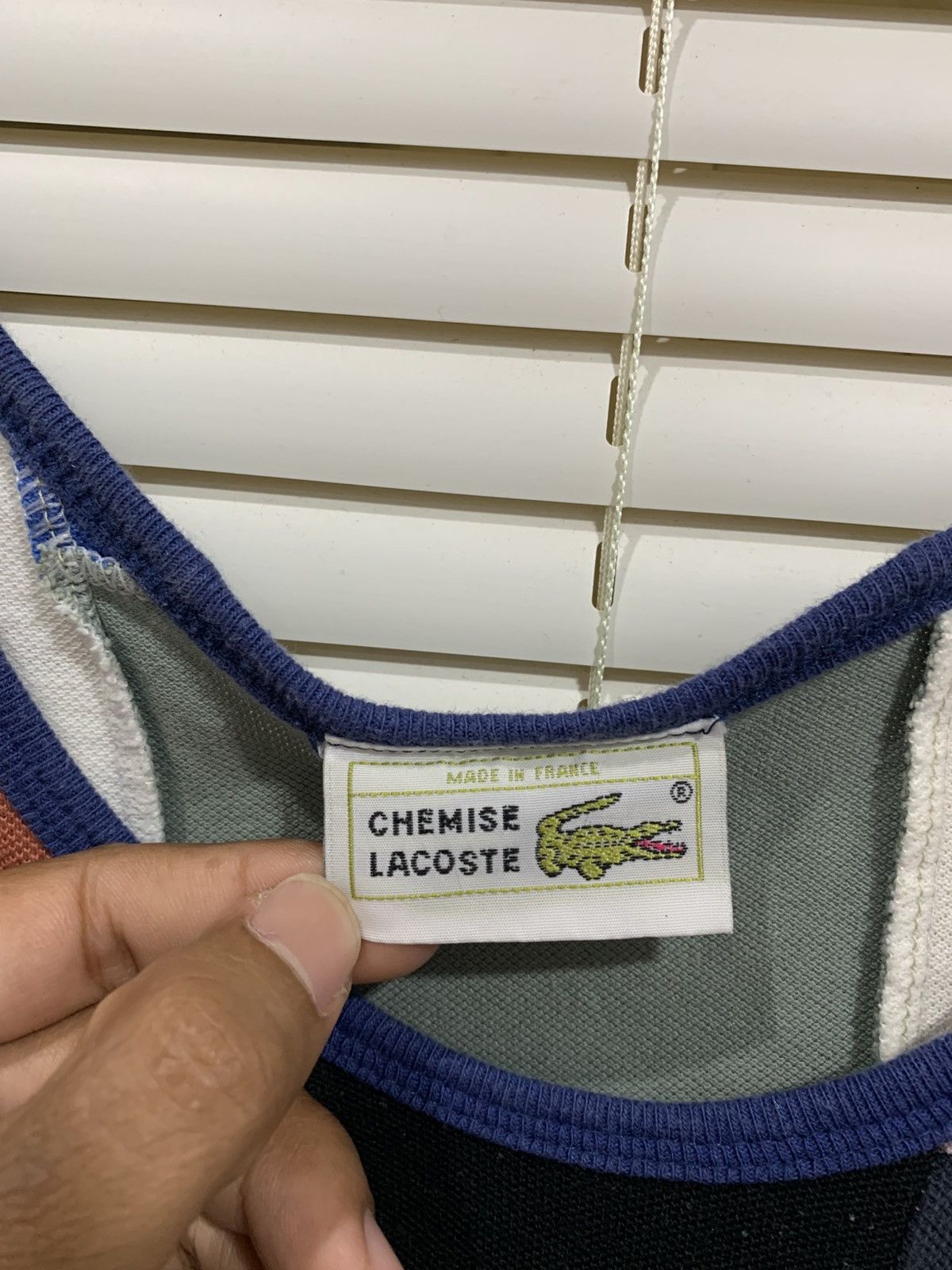 Lacoste Chemise Lacoste Sleeveless Colorblocked Patchwork Size US L / EU 52-54 / 3 - 6 Thumbnail