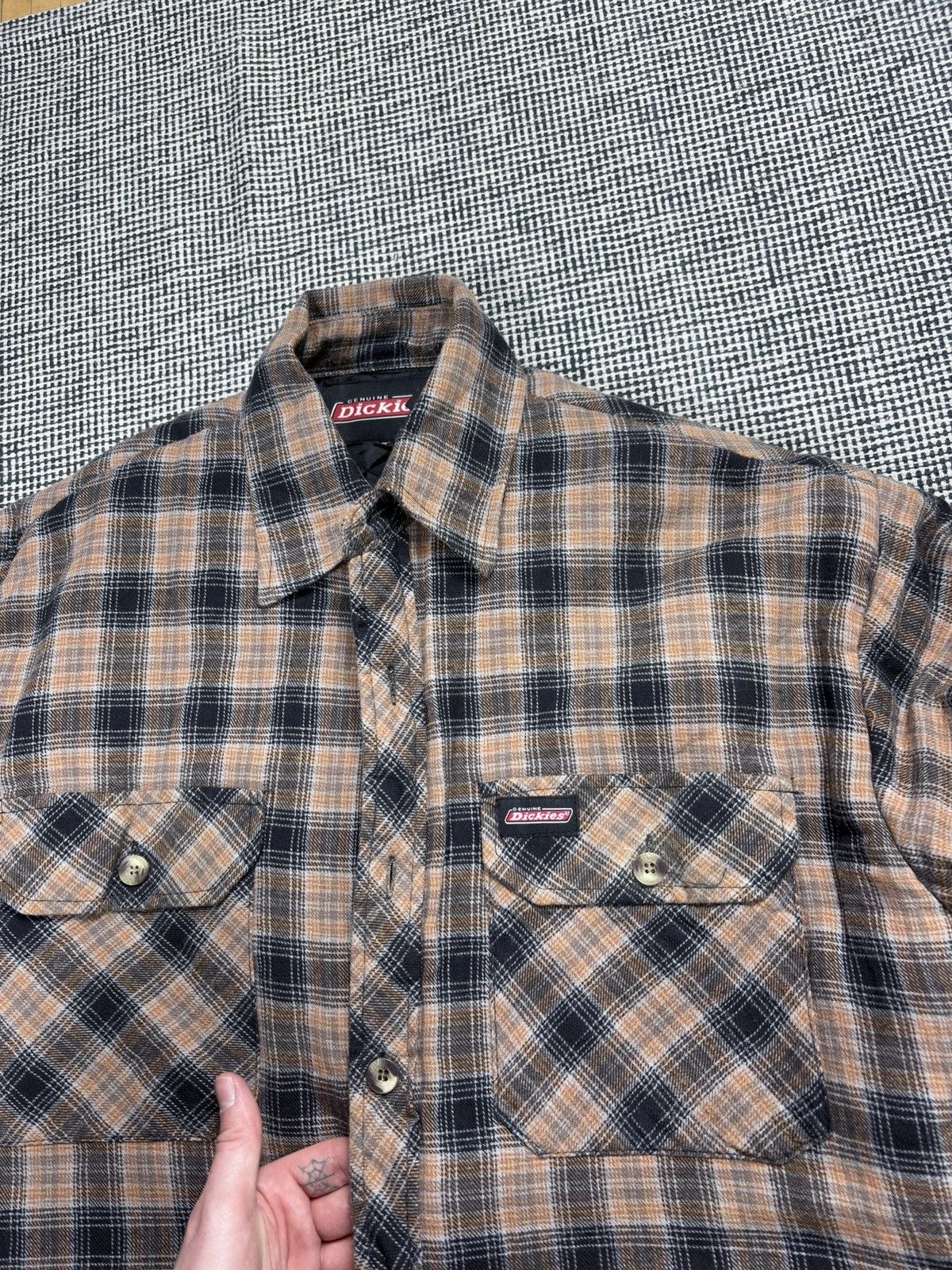 Dickies y2k vintage dickies oversized flannel shirt jacket quilted Size US M / EU 48-50 / 2 - 3 Thumbnail