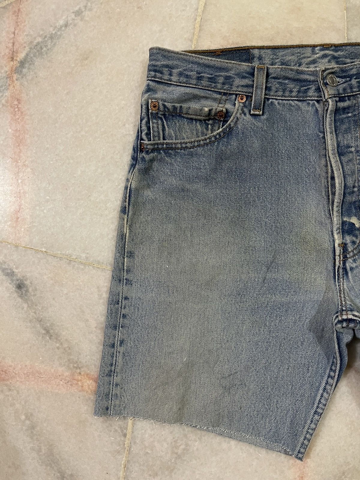 Levi's Vintage Clothing Vintage 00s Levis 501 Denim Shorts / Vintage Levis 501 Size US 34 / EU 50 - 2 Thumbnail