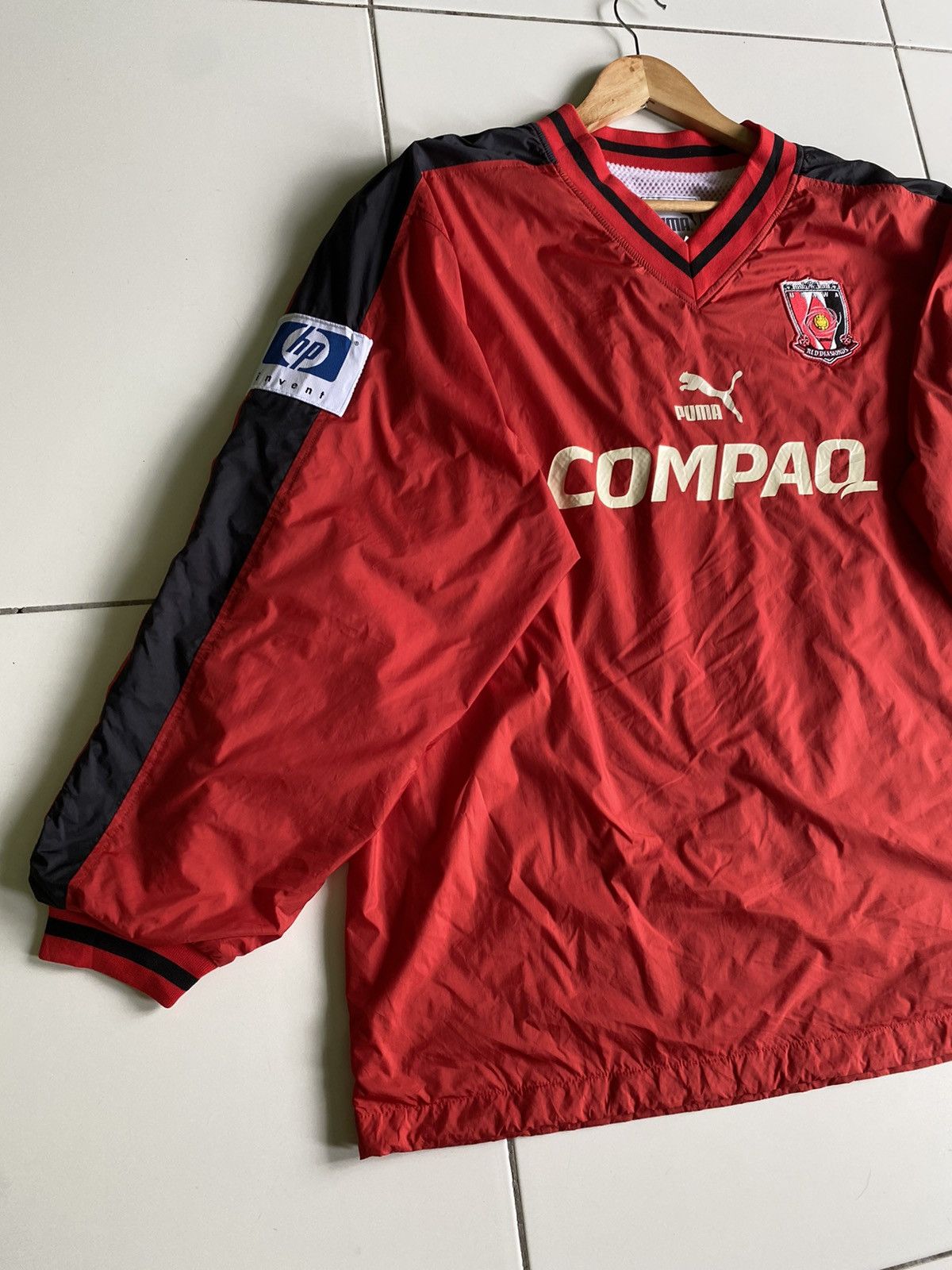 Puma Rare Puma Urawa Reds Diomonds Jersey Club Nylon Jacket Size US XL / EU 56 / 4 - 3 Thumbnail