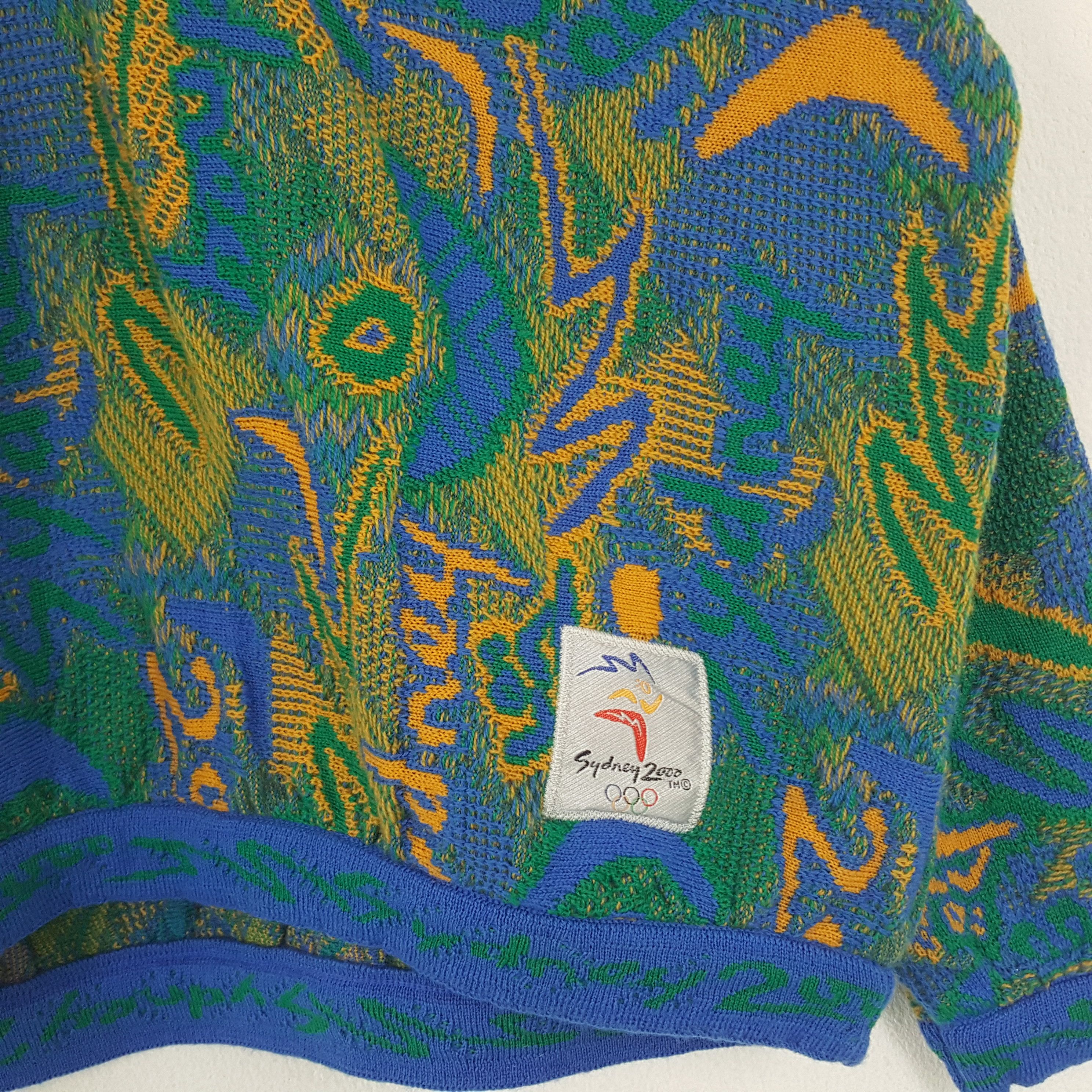 Coogi × Vintage Vintage Sydney 2000 X Coogi Olympic Sports Style Sweatshirt Size US L / EU 52-54 / 3 - 2 Thumbnail