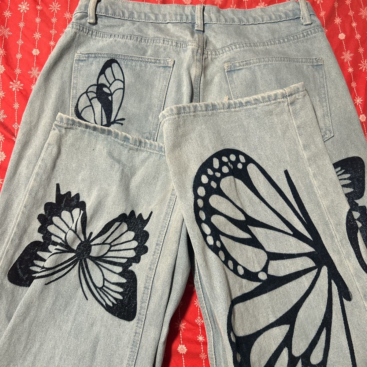 NO ID butterfly jeans Size US 29 - 2 Thumbnail
