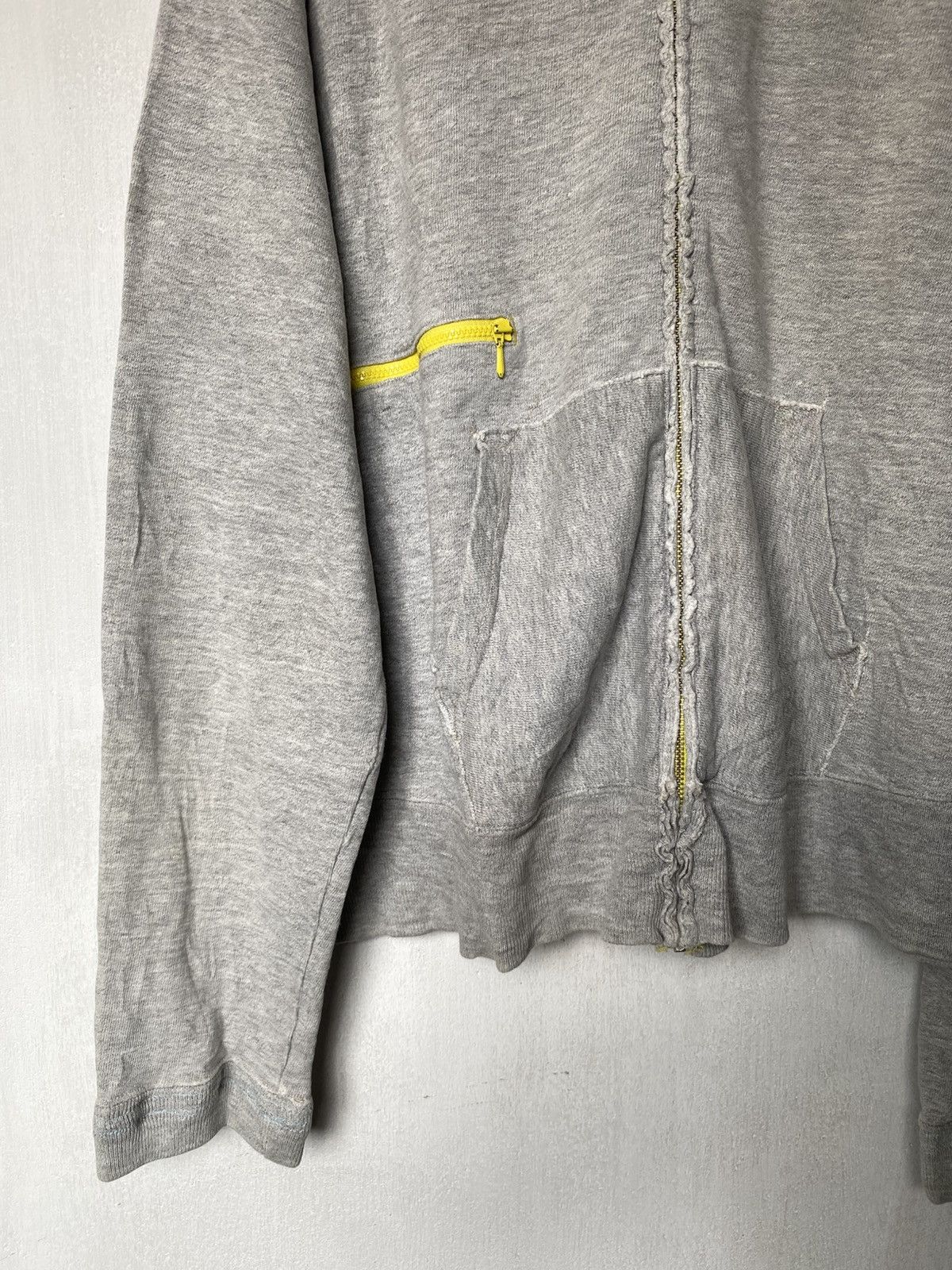 45rpm × Japanese Brand × Kapital Vintage 45rpm Distressed Zip Hoodie Size US XL / EU 56 / 4 - 4 Thumbnail