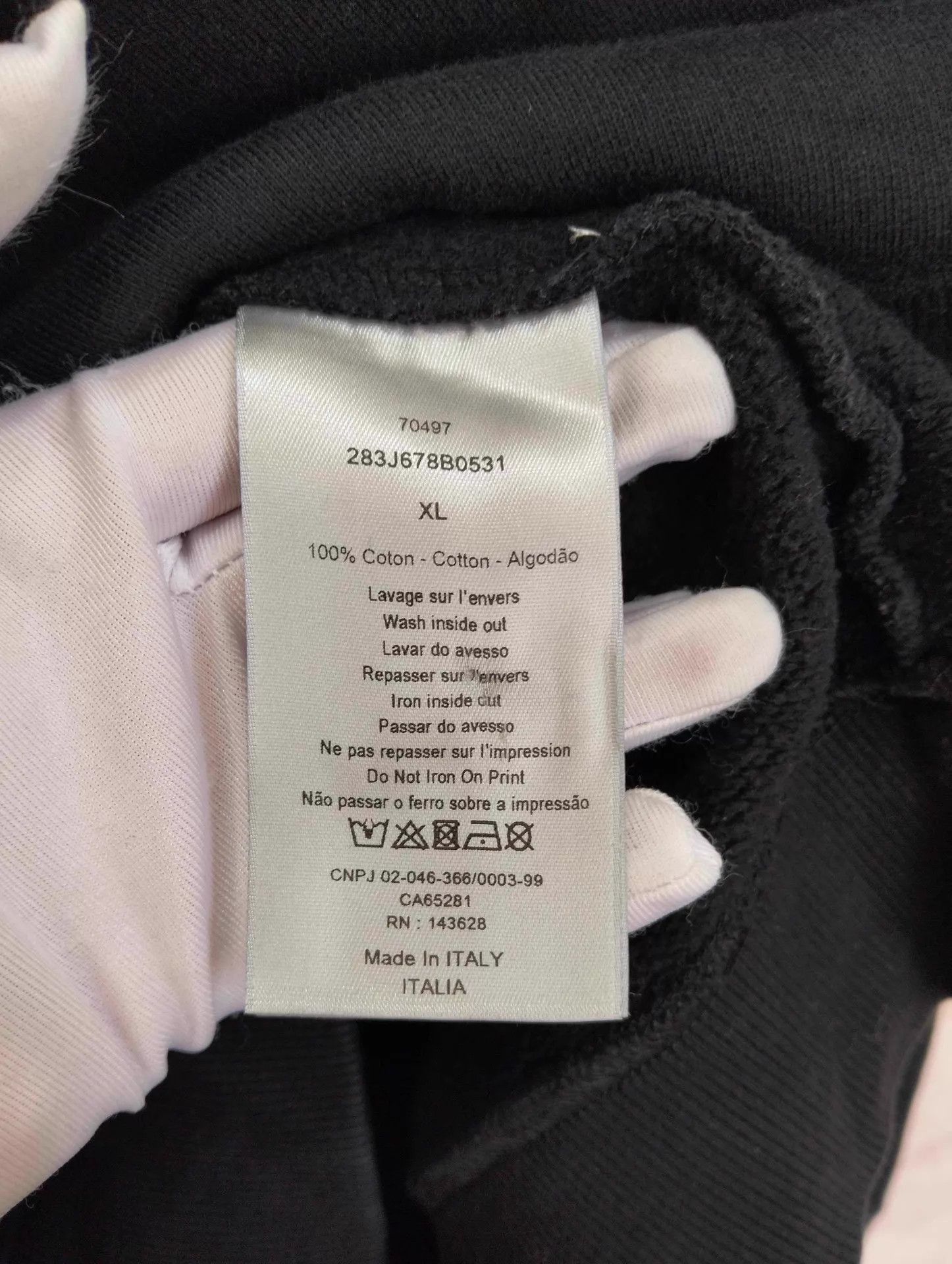Dior DIOR x TS Printed Hoodie XL 95 New Size US XL / EU 56 / 4 - 5 Thumbnail
