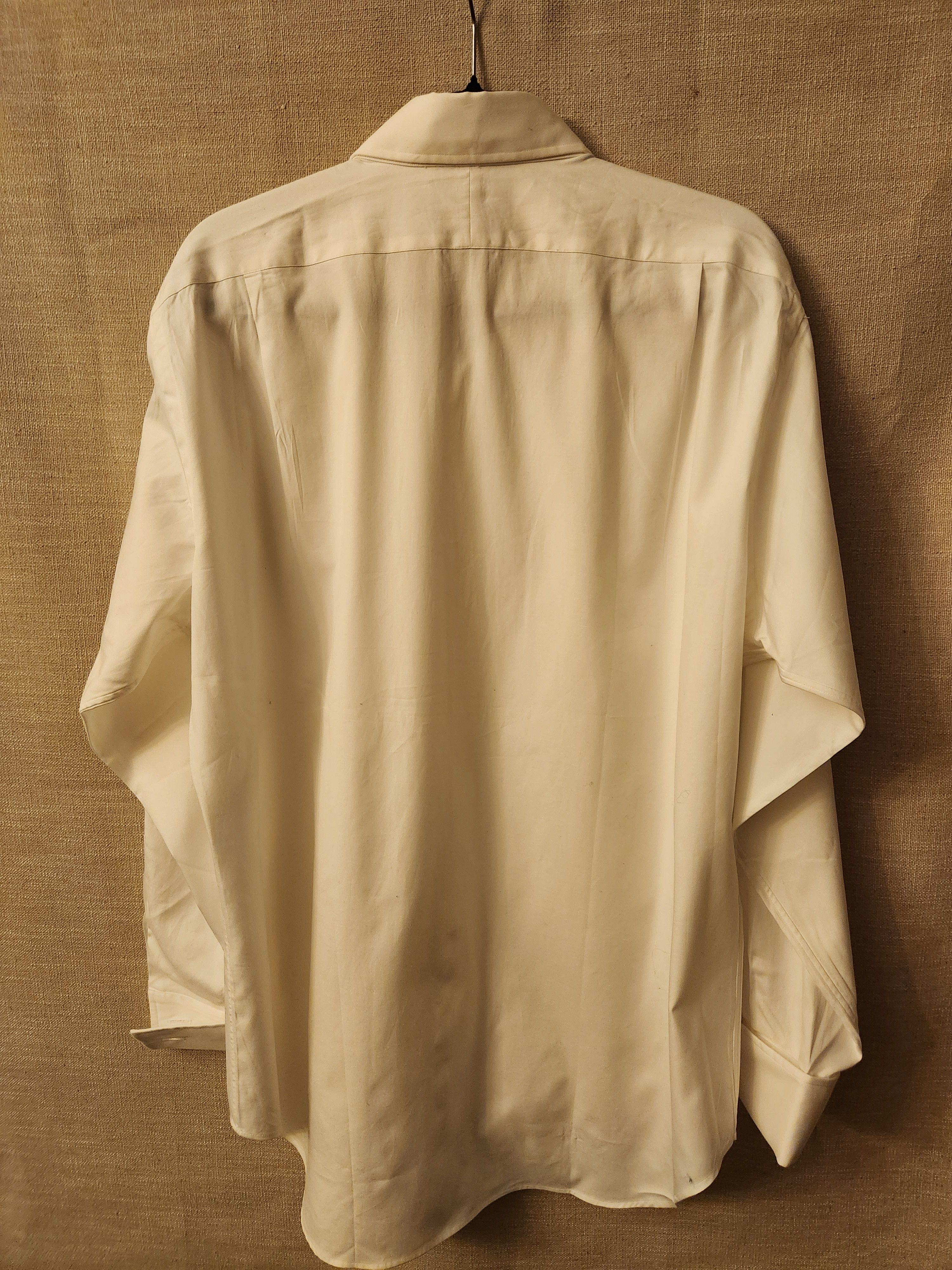 Polo Ralph Lauren NWOT Vintage Philip Cotton White Dress Shirt Size US M / EU 48-50 / 2 - 2 Thumbnail