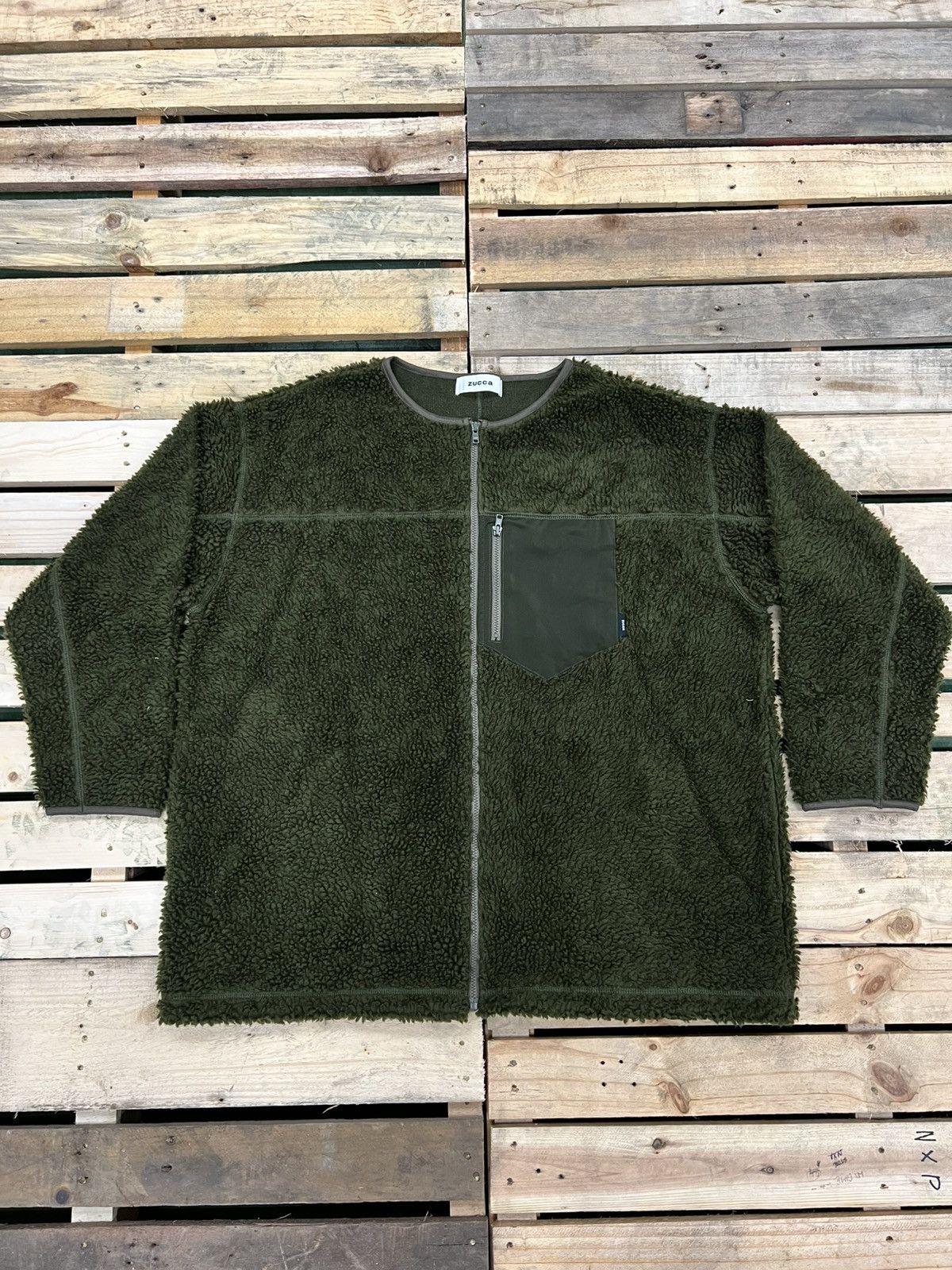Zucca Zucca Green Deep Pile Fleece Size US M / EU 48-50 / 2 - 1 Thumbnail