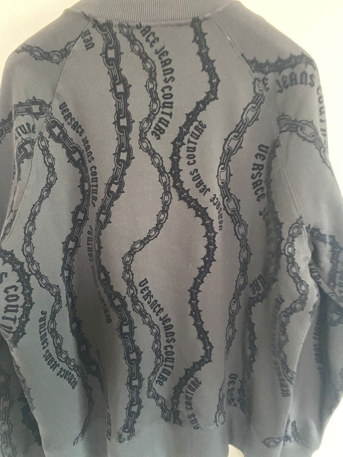 Versace Jeans Couture Brushed Flock Couture Sweatshirt Versace Jeans Culture L Size US L / EU 52-54 / 3 - 11 Thumbnail