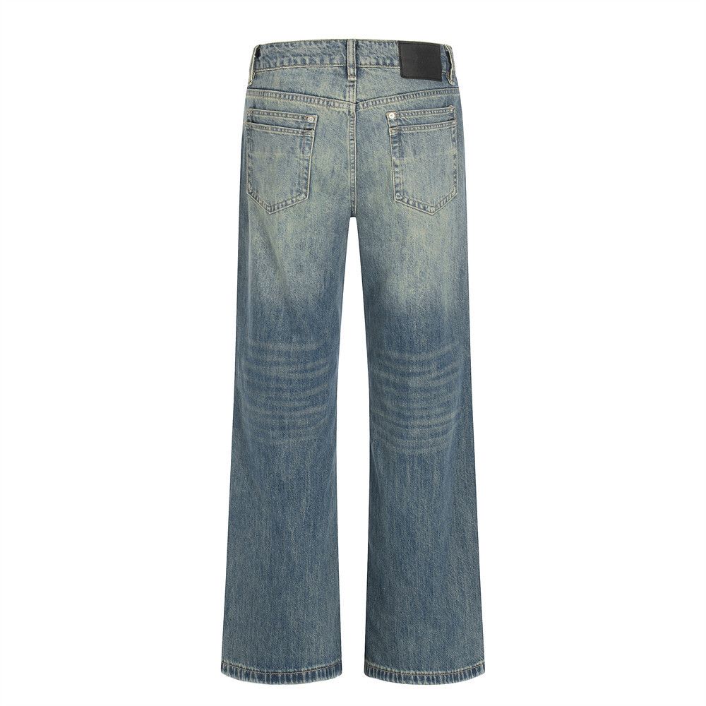Jean American retro men's flared washed jeans Size US 32 / EU 48 - 2 Thumbnail