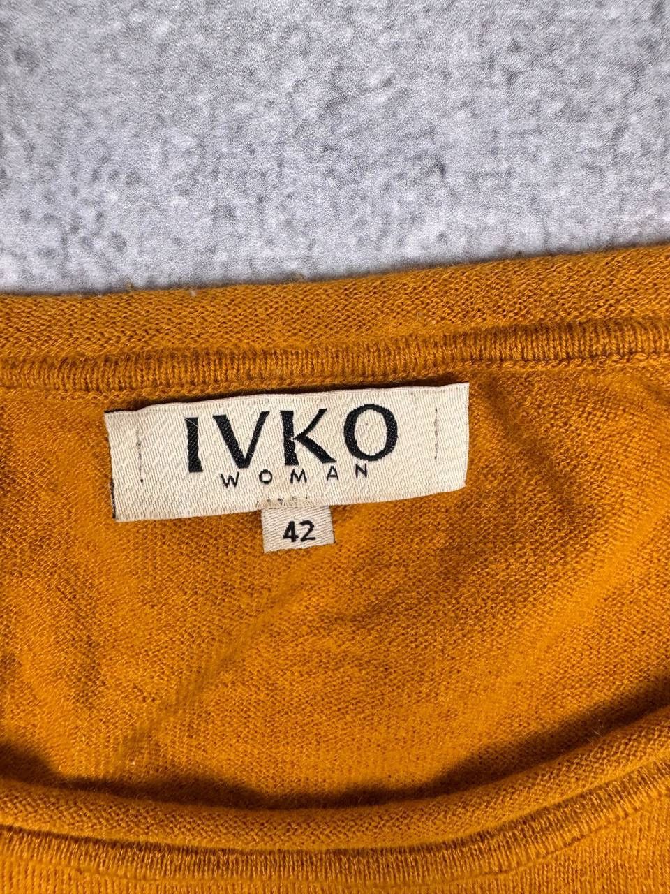 Other IVKO Woman Women Knit Long Sleeve Top Mustard Crewneck SizeM Size M / US 6-8 / IT 42-44 - 4 Thumbnail