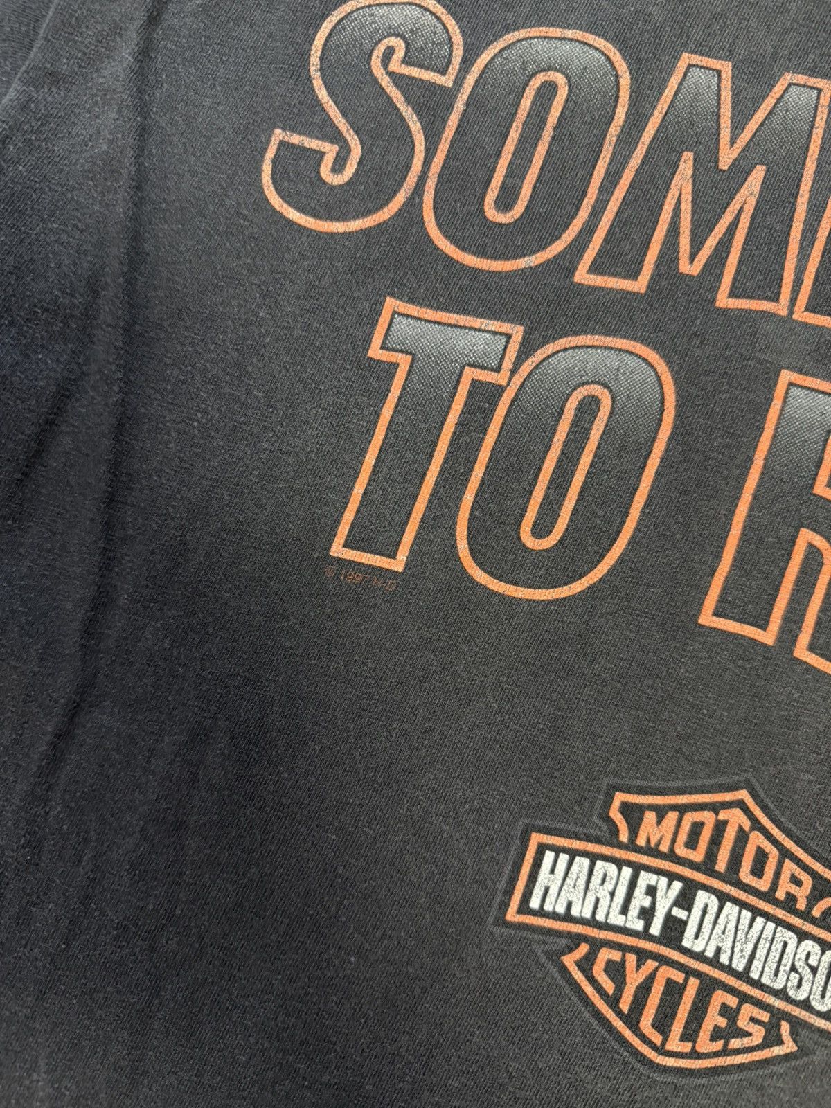 Harley Davidson × Vintage Rare Vintage Harley Davidson Some Live To Ride 1997 T-Shirt Size US L / EU 52-54 / 3 - 12 Thumbnail