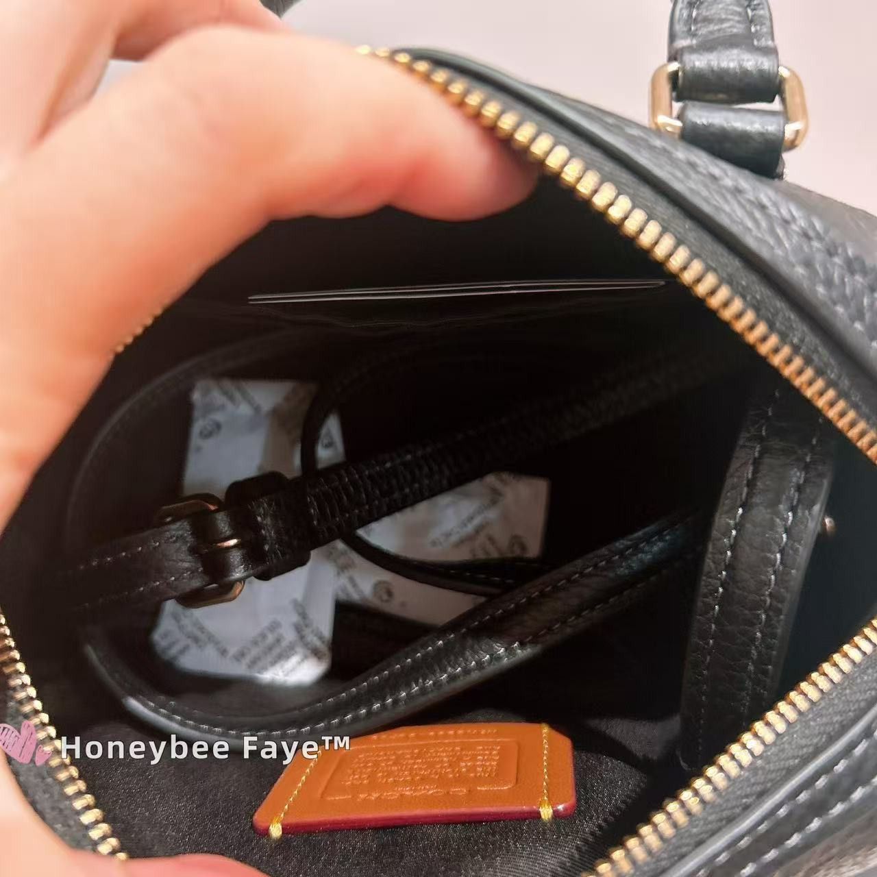 Coach Mini Rowan Crossbody Bag In Signature Leather CCF28 Size ONE SIZE - 3 Thumbnail