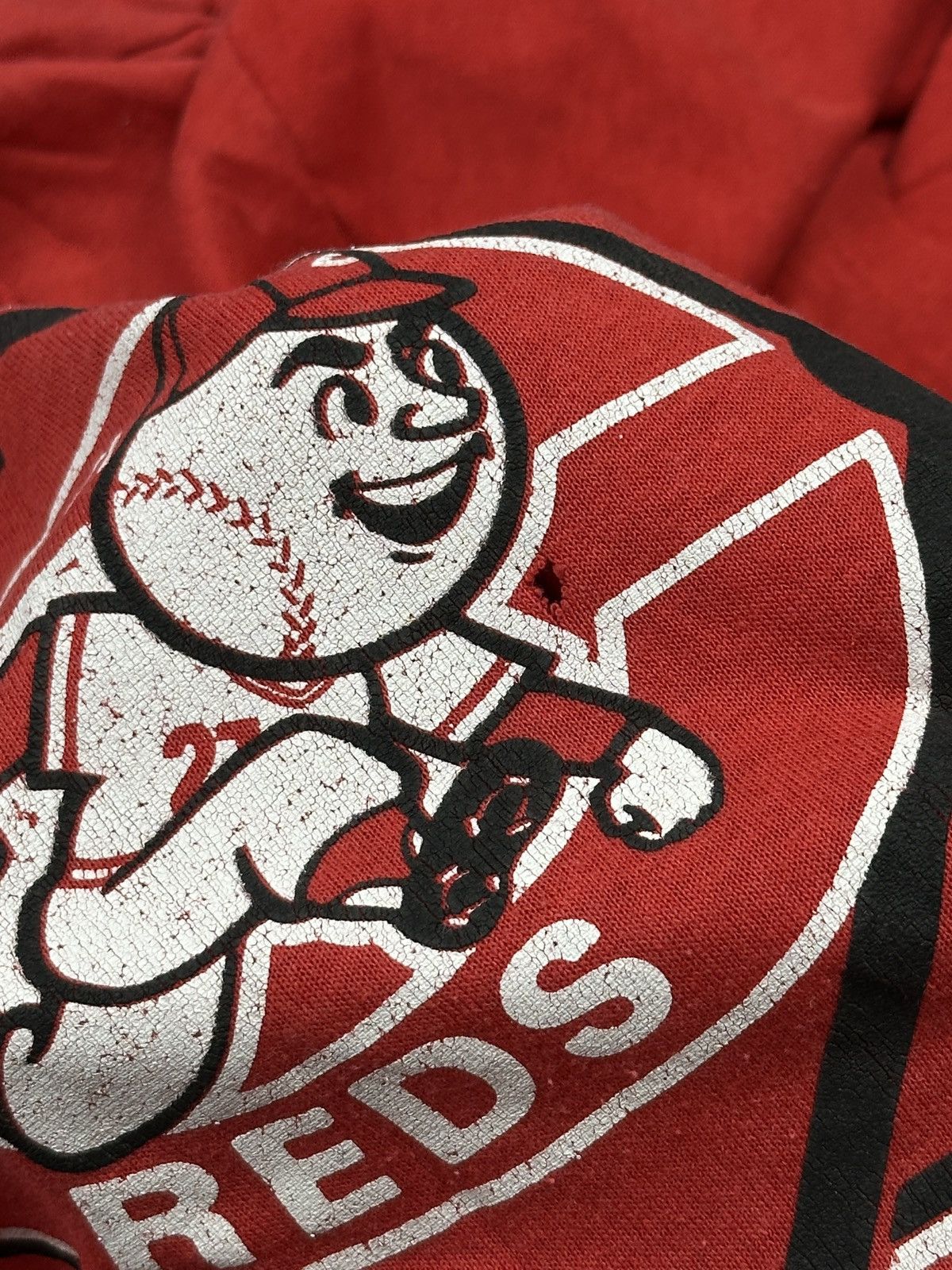 MLB Vintage 1989 Cincinnati Reds MLB Graphic T-Shirt Made in USA Size US L / EU 52-54 / 3 - 6 Thumbnail