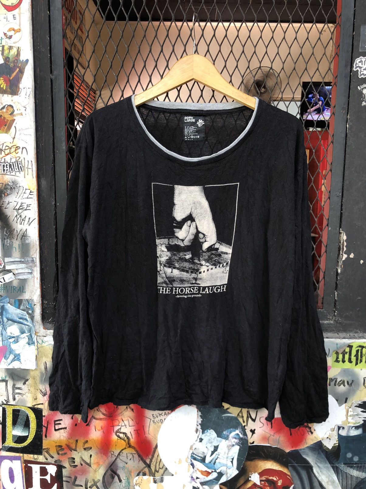 If Six Was Nine × Japanese Brand × PPFM JAPANESE PPFM “THE HORSE LAUGH” LONG SLEEVE Size US L / EU 52-54 / 3 - 1 Thumbnail