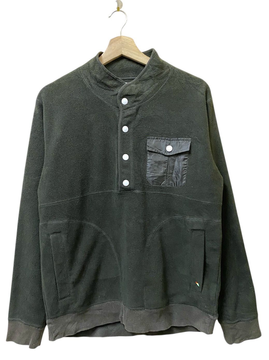 Arnold Palmer Fleece Sweatshirt Snap Button