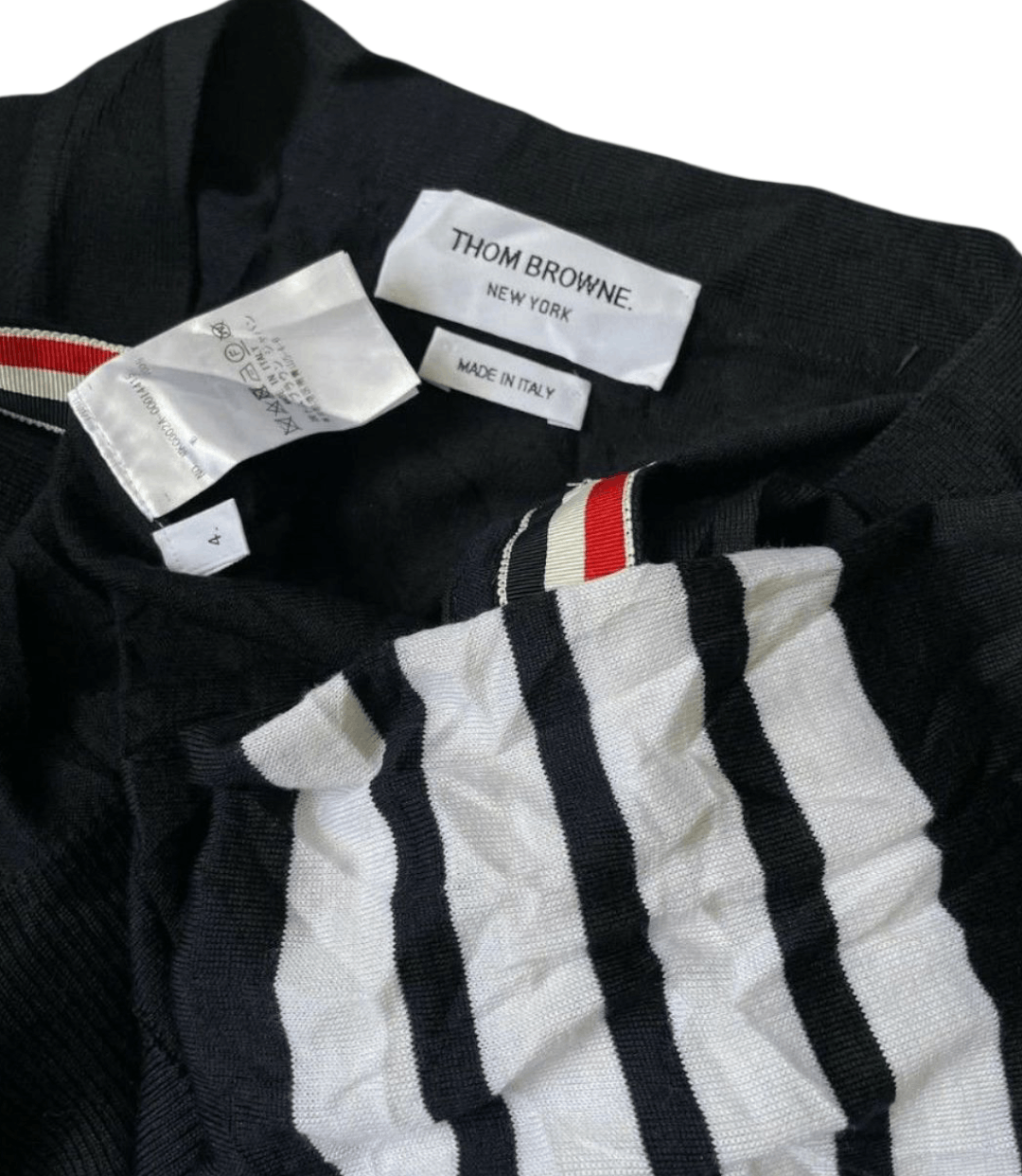 Thom Browne THOMBROWNE Black Cardigan Size 4 Size US XL / EU 56 / 4 - 4 Thumbnail