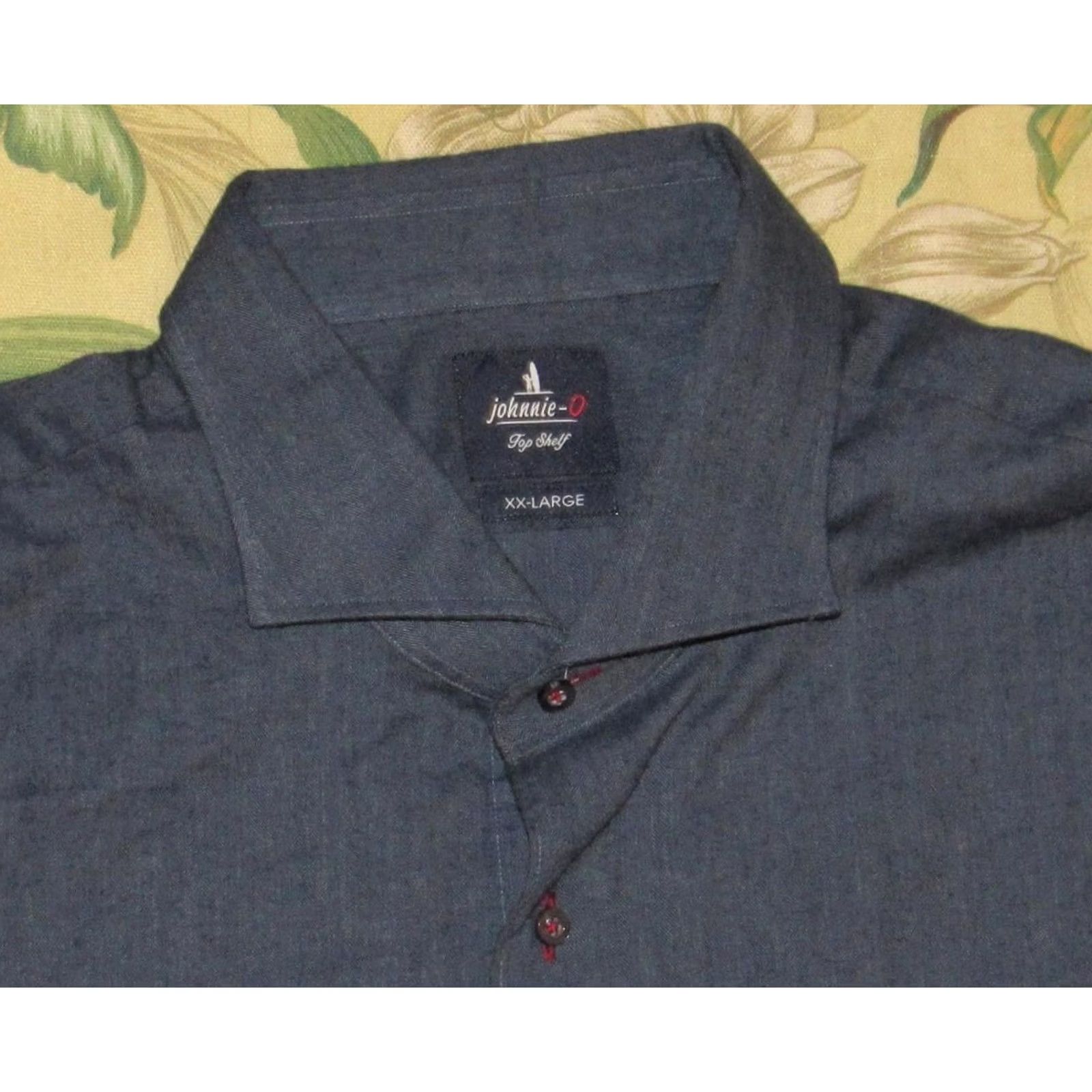 johnnie-O JOHNNIE O Top Shelf Crenshaw Long Sleeve Button Down Shirt XXL Mens XXL Blue Size US XXL / EU 58 / 5 - 2 Thumbnail