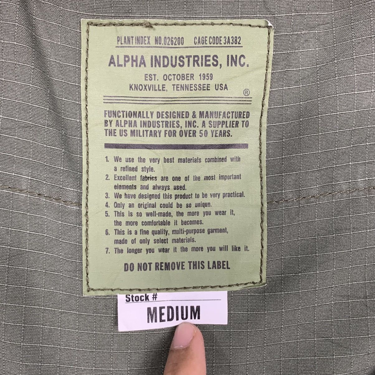Alpha Industries × Vintage ☀️Vintage Alpha Industries military jacket Size US M / EU 48-50 / 2 - 15 Thumbnail