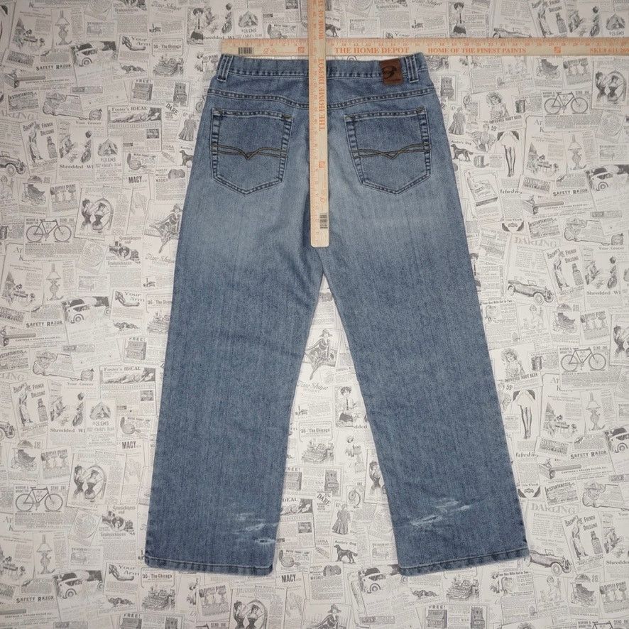 Anchor Blue 32 - Vintage Y2K anchor blue easy fit 00s skate baggy pants Size US 32 / EU 48 - 5 Thumbnail