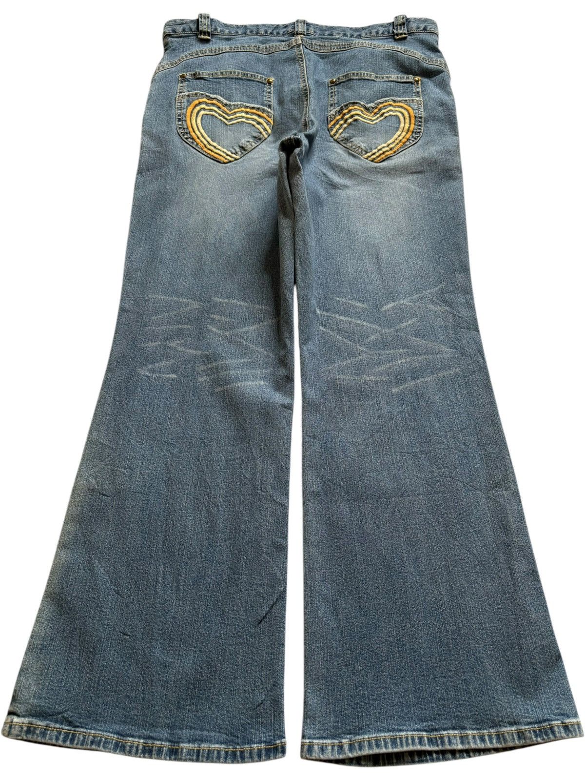 Japanese Brand SALES🔥Vintage Japanese Brand Mud Wash Bootcut Flare Jeans Size US 33 - 2 Thumbnail