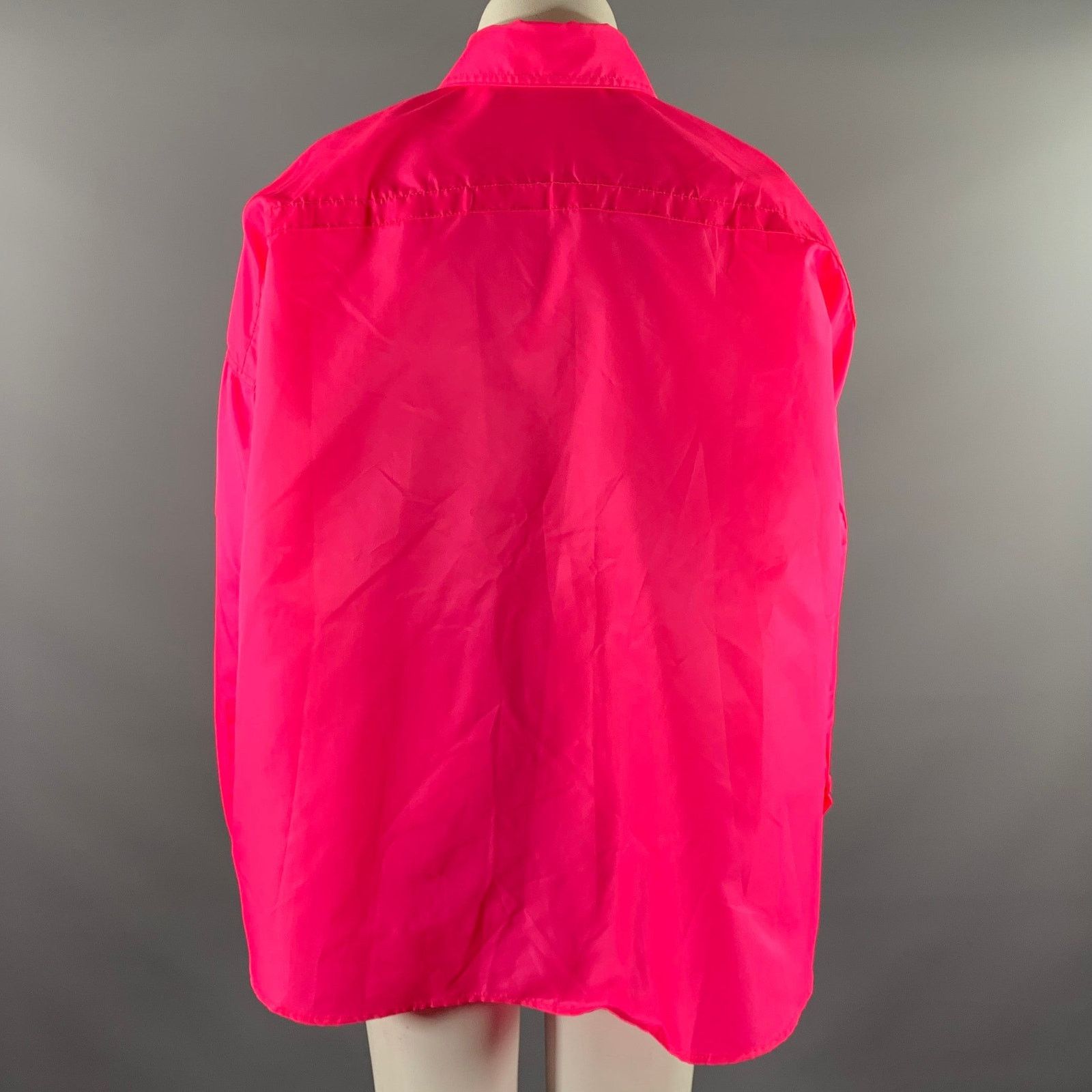 Frankie Shop THE FRANKIE SHOP Size M/L Pink Polyester Shirt Jacket Shirt Size ONE SIZE - 3 Thumbnail