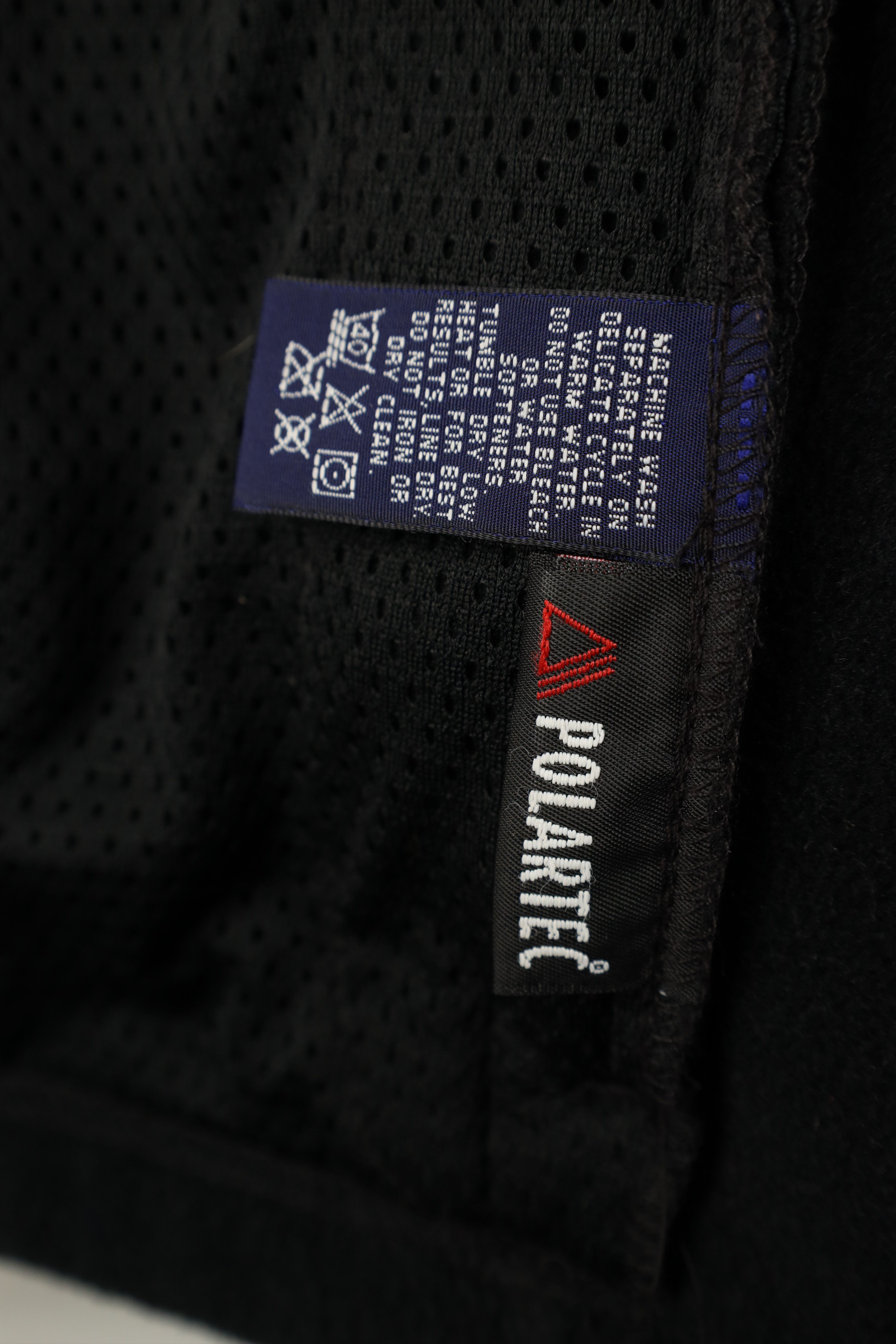 Eddie Bauer × Vintage Vintage 90s Eddie Bauer EbTek Fleece Vest Jacket Black USA Size US XL / EU 56 / 4 - 7 Thumbnail