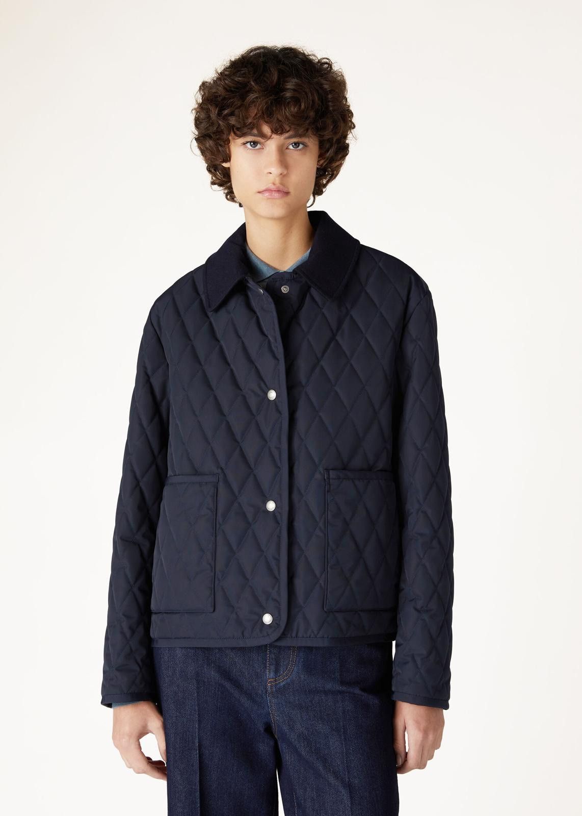 Loro Piana o1srvl11e0125 FAO0597 Yasu Blouson Jacket in Navy Blue Size L / US 10 / IT 46 - 3 Thumbnail