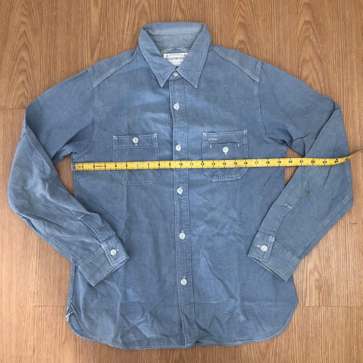 Full Count & Co. FULL COUNT SELVEDGE CHAMBRAY Size US M / EU 48-50 / 2 - 2 Thumbnail