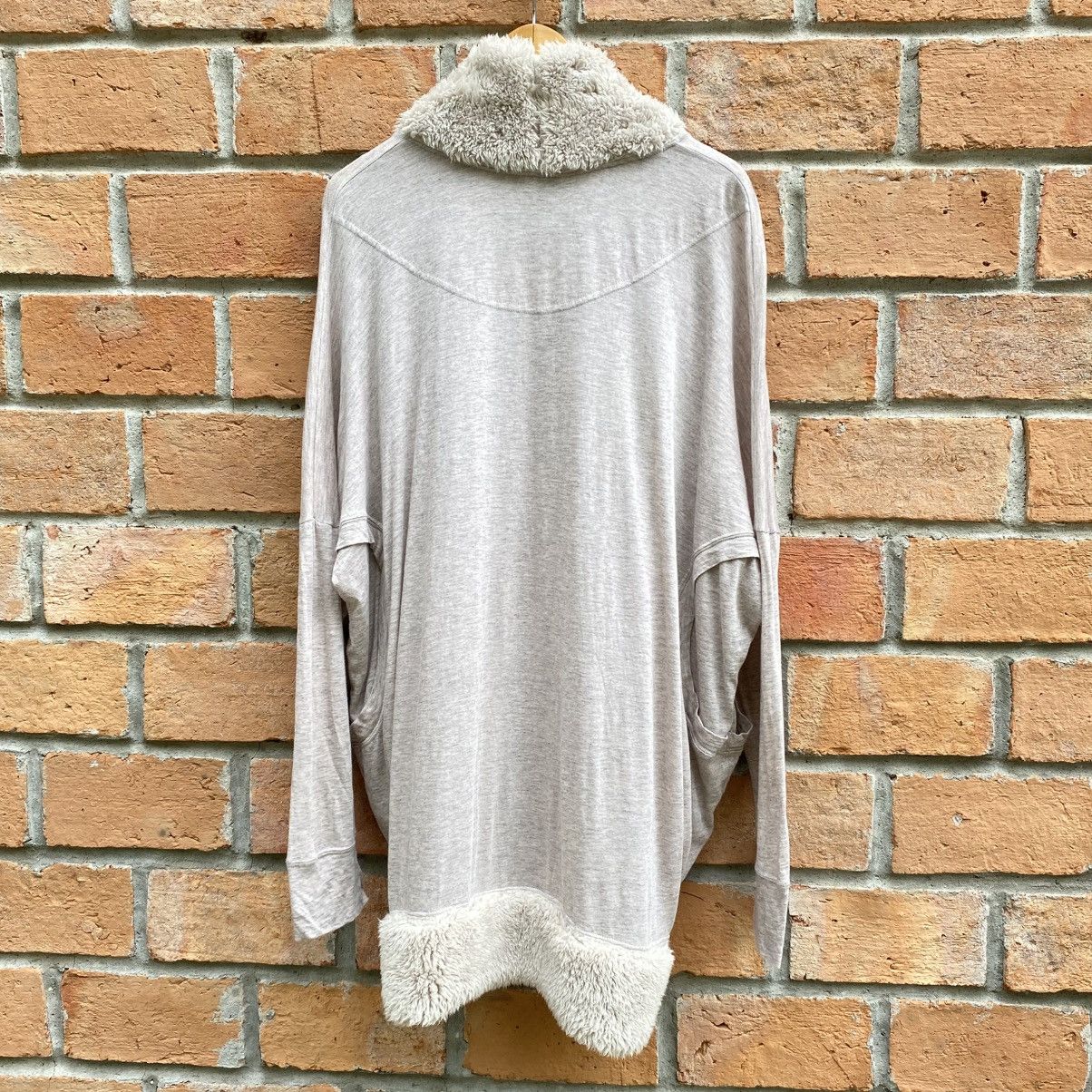 Tsumori Chisato Tsumori Chisato White Fur Collar Cardigan Size XS / US 0-2 / IT 36-38 - 2 Thumbnail