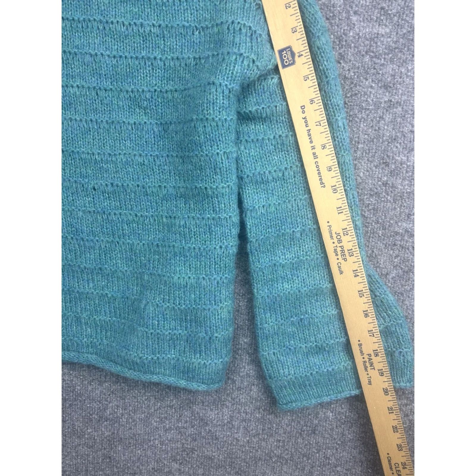 Rhythm Rhythm Womens Small Green Open Knit Crew Neck Lightweight Pullover Top Sweater Knit Casual Fall Knitwear Mens Women? Size S / US 4 / IT 40 - 4 Thumbnail