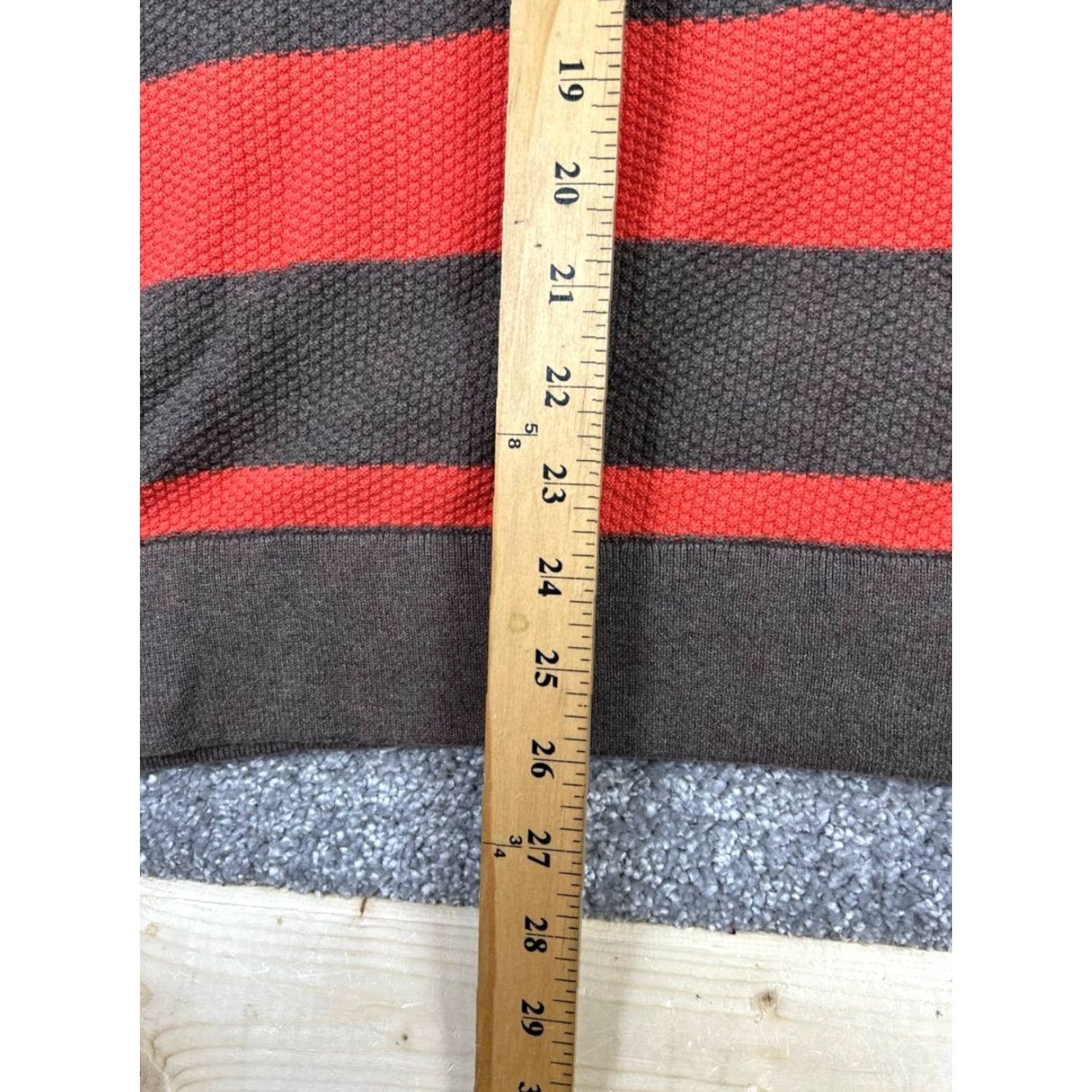 Brooks Brothers Brooks Brothers Sweater Mens M Orange Brown Cotton Waffle-Knit Mock Neck Pullover Knit Logo Casual Winter Fall Spring Size US M / EU 48-50 / 2 - 8 Thumbnail