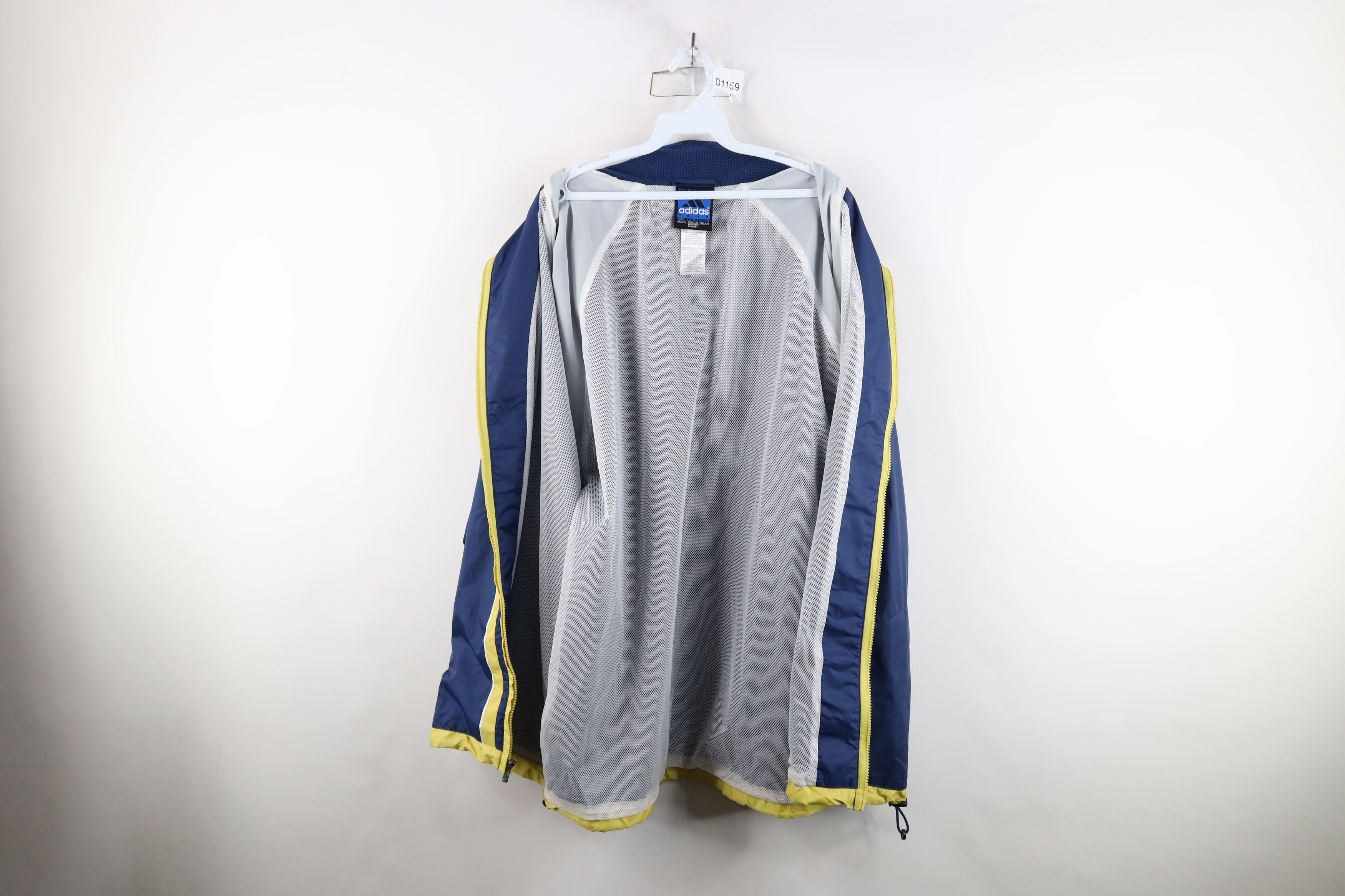 Adidas Vintage Adidas Dame University Lined Windbreaker Jacket Blue Size US XL / EU 56 / 4 - 11 Thumbnail