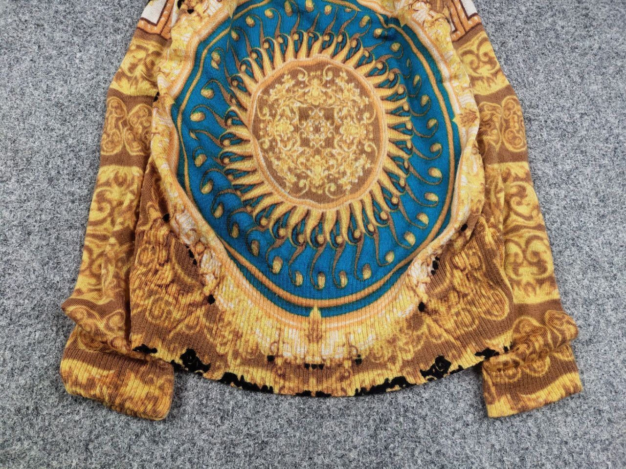 Dolce & Gabbana Vintage Dolce Gabbana Gold Art Wool Pullover long sleeve Size S / US 4 / IT 40 - 9 Thumbnail