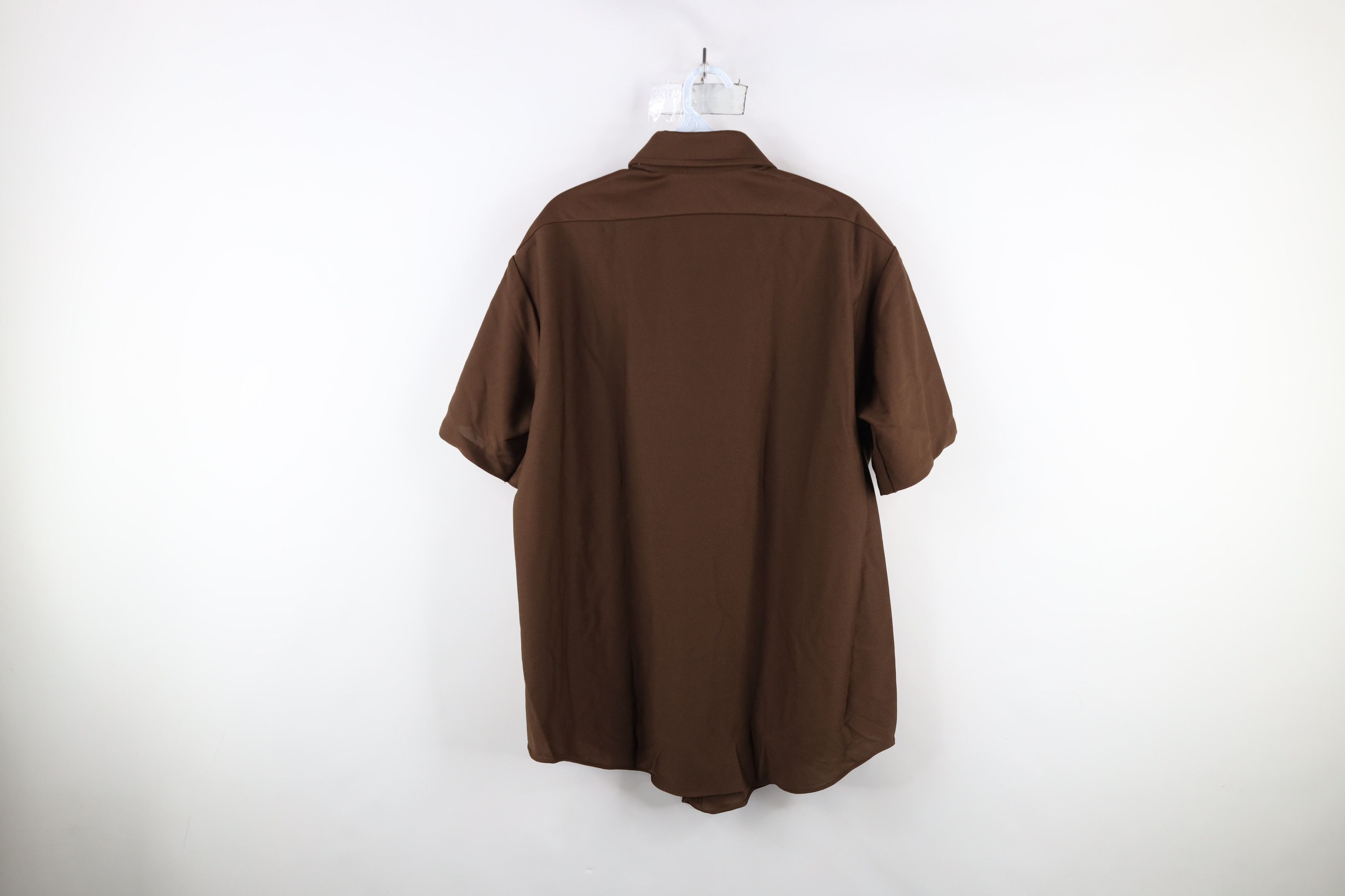Vintage Deadstock Vintage 70s Streetwear Short Sleeve Collared Shirt Size US L / EU 52-54 / 3 - 11 Thumbnail