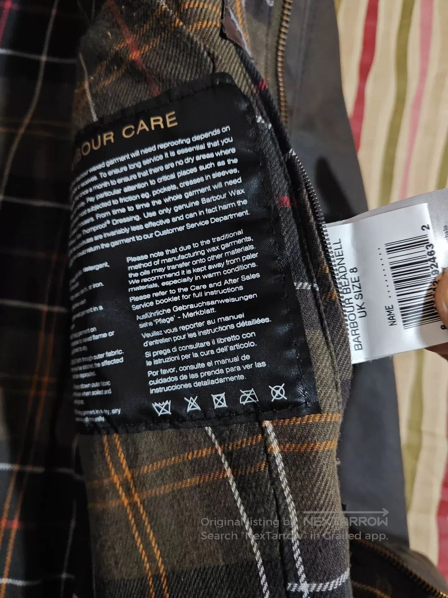 Barbour Barbour Beadnell English Waxed Coat. Size M / US 6-8 / IT 42-44 - 6 Thumbnail